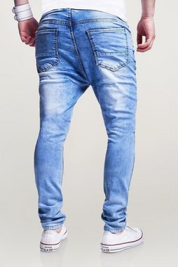 behype Slim-fit-Jeans Mood im coolen Jogger-Stil