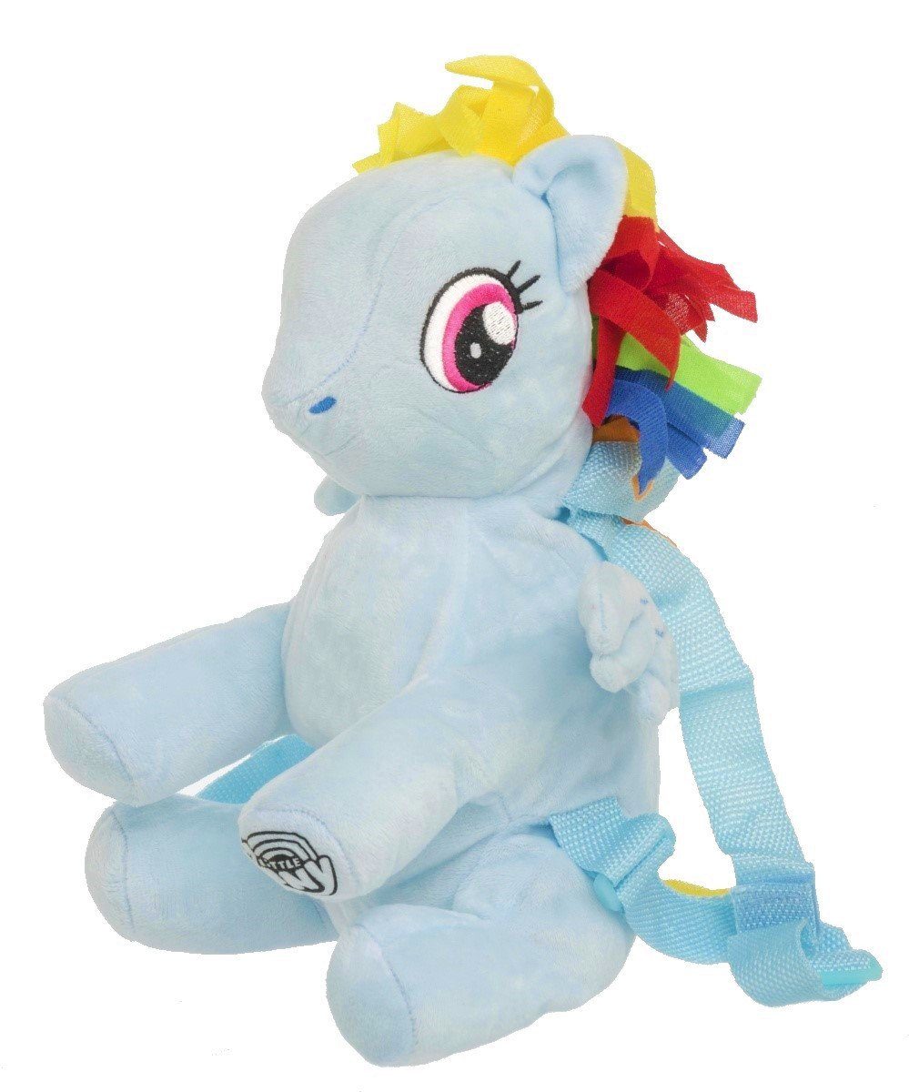 My Little Pony Plüschfigur My Little Pony 3D Plüsch Rucksack Rainbow Dash in blau mit verstellbar