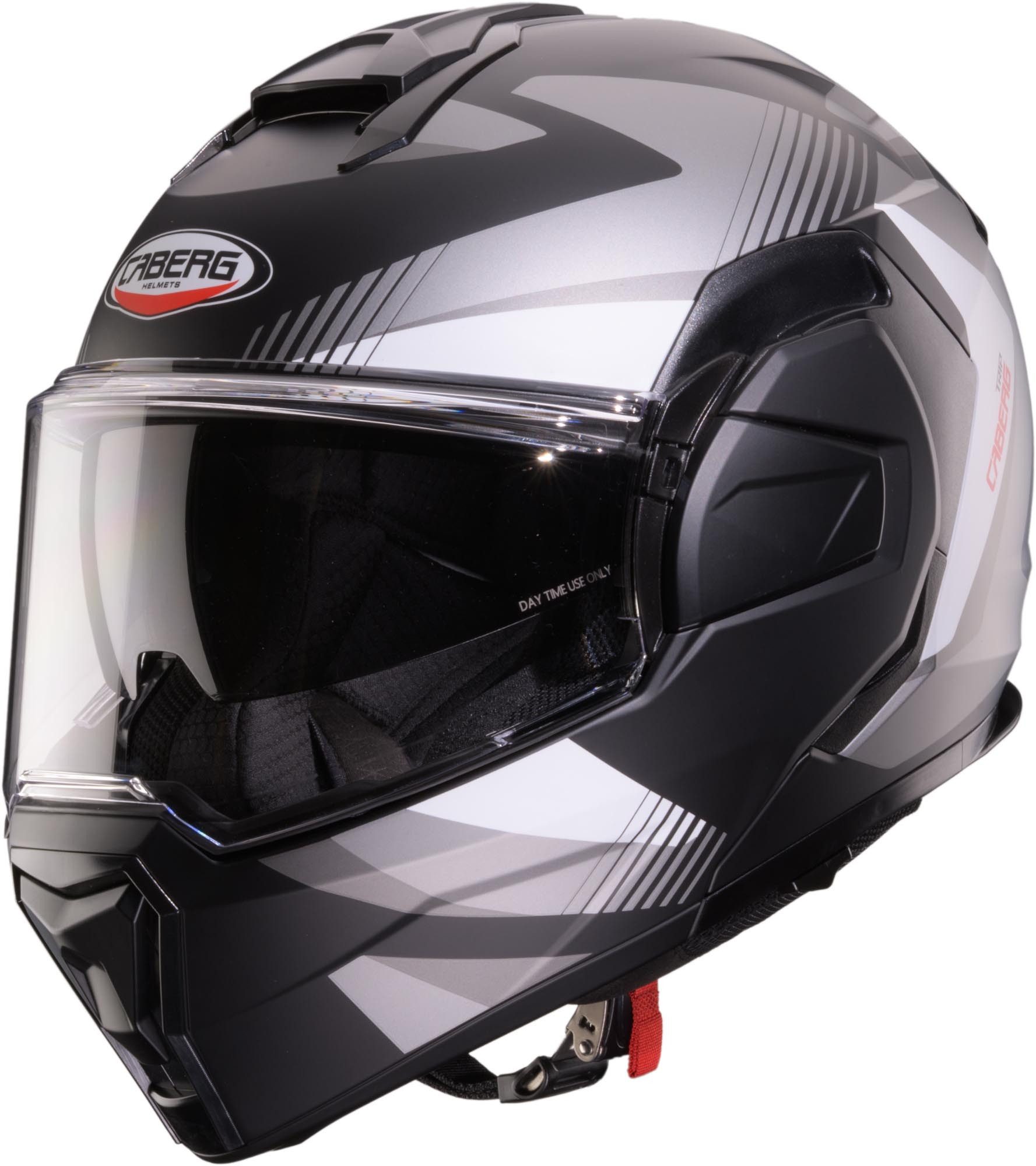 Caberg Motorradhelm Trip Lunar Helm, vorbereitet für Kommunikationssystem,Pinlockscheibe enthalten,int