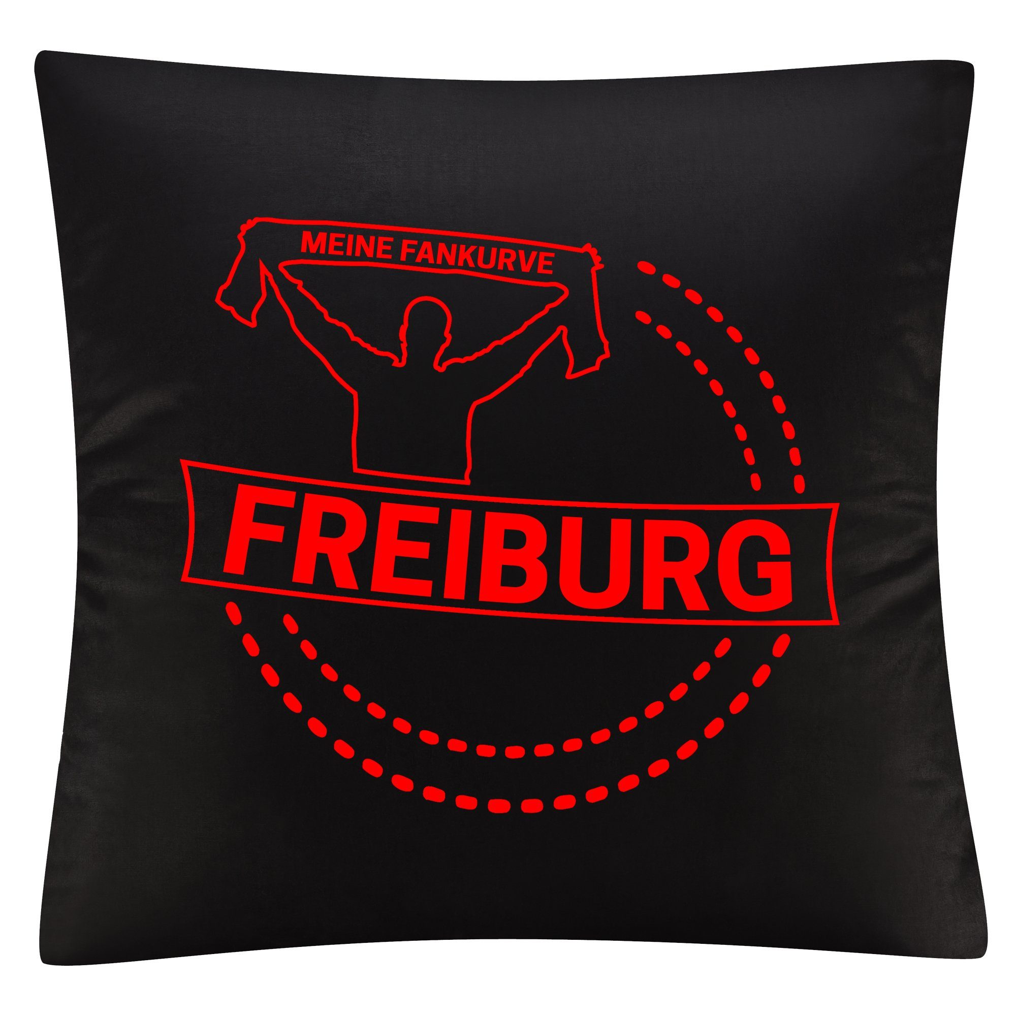 multifanshop Kissenbezug Freiburg - Meine Fankurve - Kissen