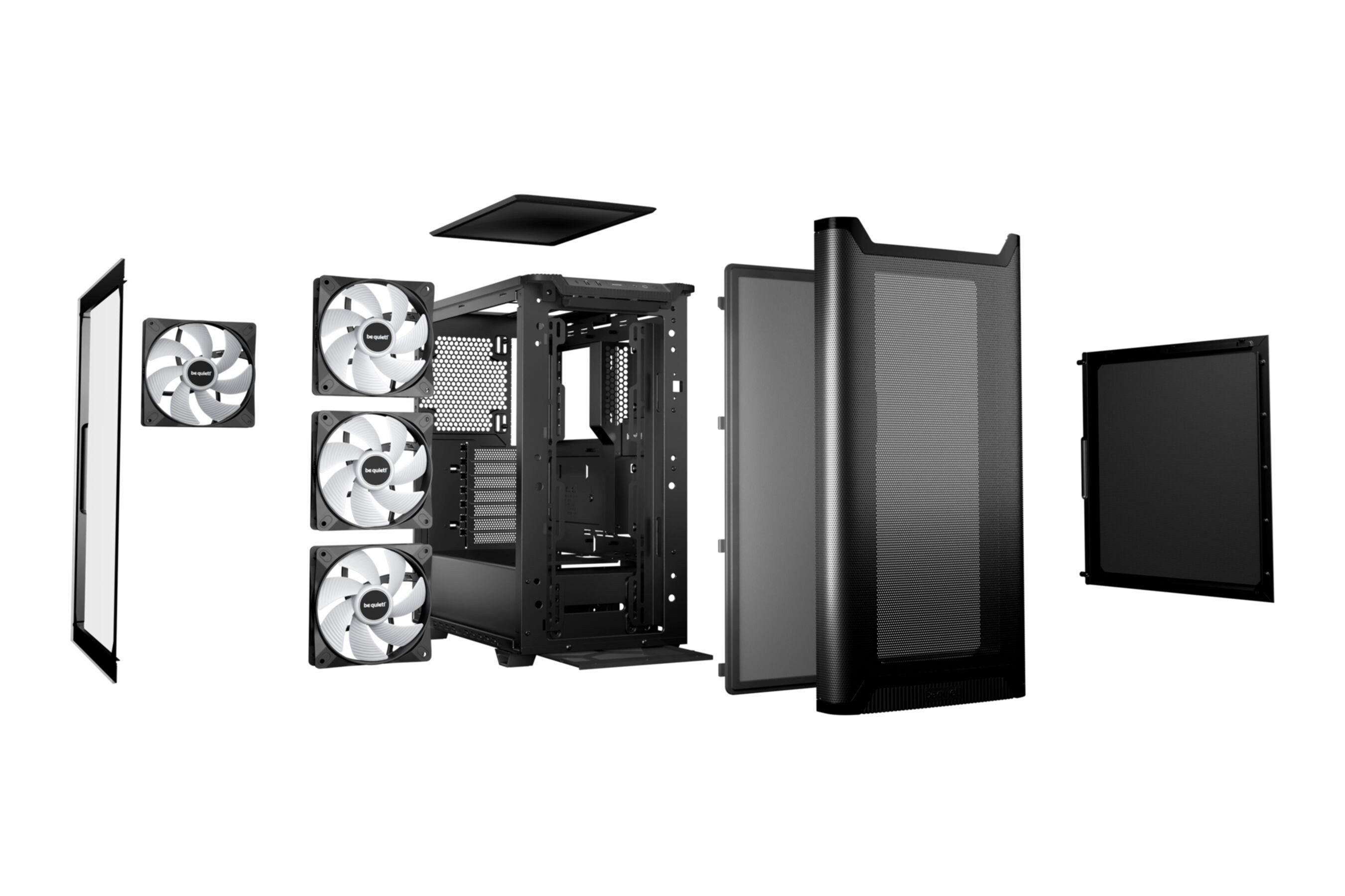be quiet! PC-Gehäuse Pure Base 501 LX Black, Midi Tower
