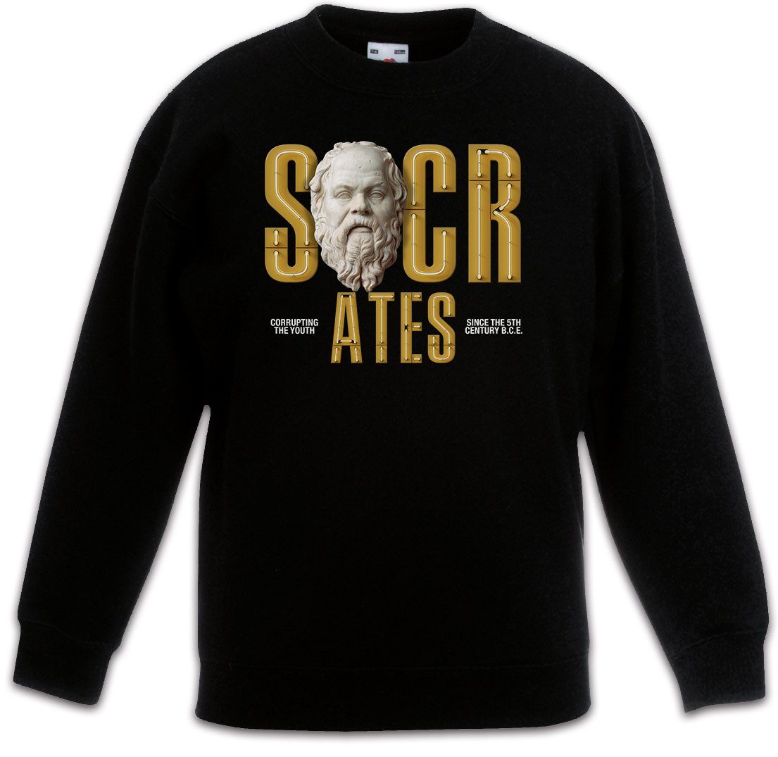 Sweatshirt Socrates Corrupting The Youth C Kinderpullover Sokrates Philosoh