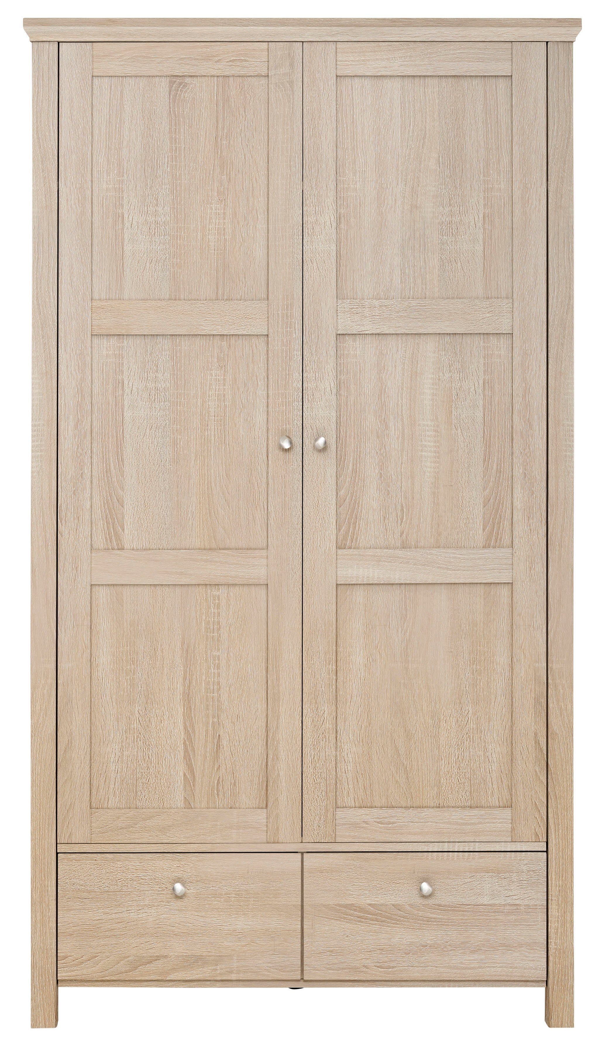 Home affaire Kleiderschrank »Margaret« mit Einlegeboden und Kleiderstange hinter die Türen, 2 Schubkasten, in verschiedenen Farbvarianten erhältlich, Höhe 180 cm-kaufen