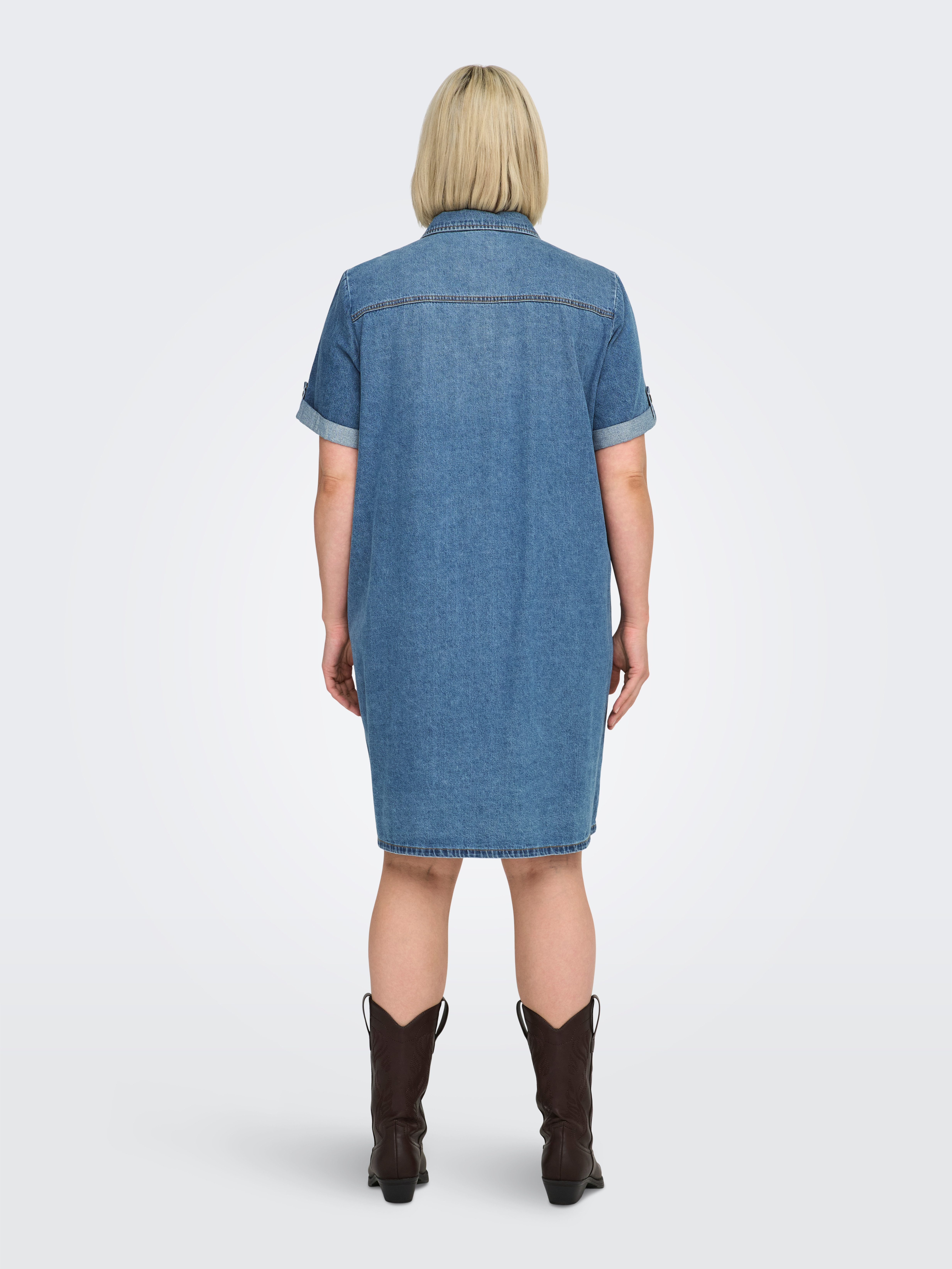 ONLY CARMAKOMA Jeanskleid CARLISA S/S DNM DRESS GUA NOOS günstig online kaufen