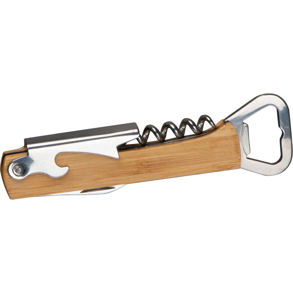 Macma Flaschenöffner Kellnermesser / mit Flaschenöffner, Korkenzieher, Folienschreiber