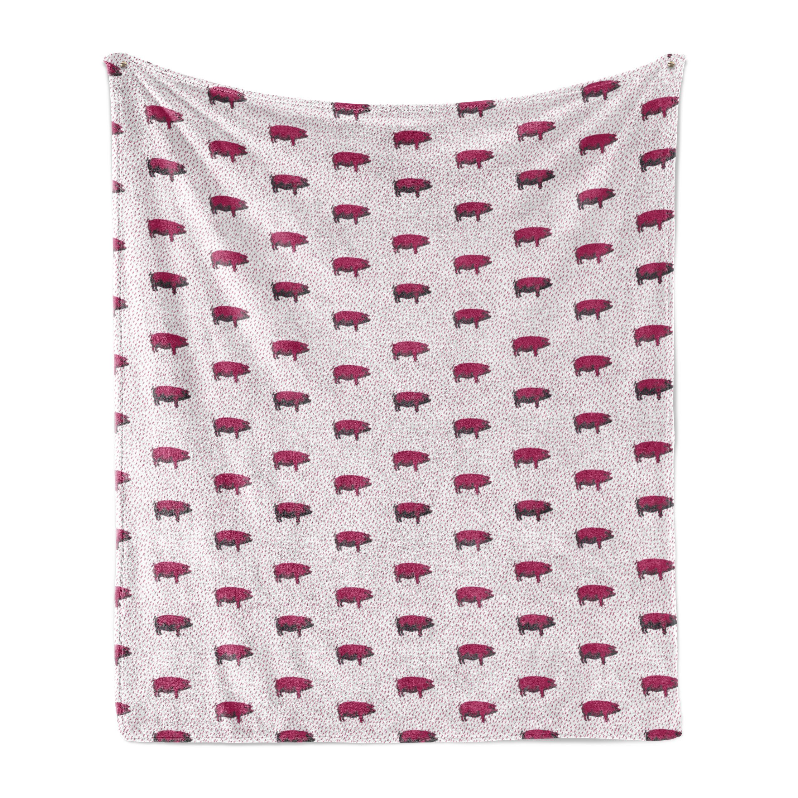 Gemütlicher und Außenbereich, Plüsch Hausschweine für Tier Wohndecke Schwein den Innen- Abakuhaus, Skizze
