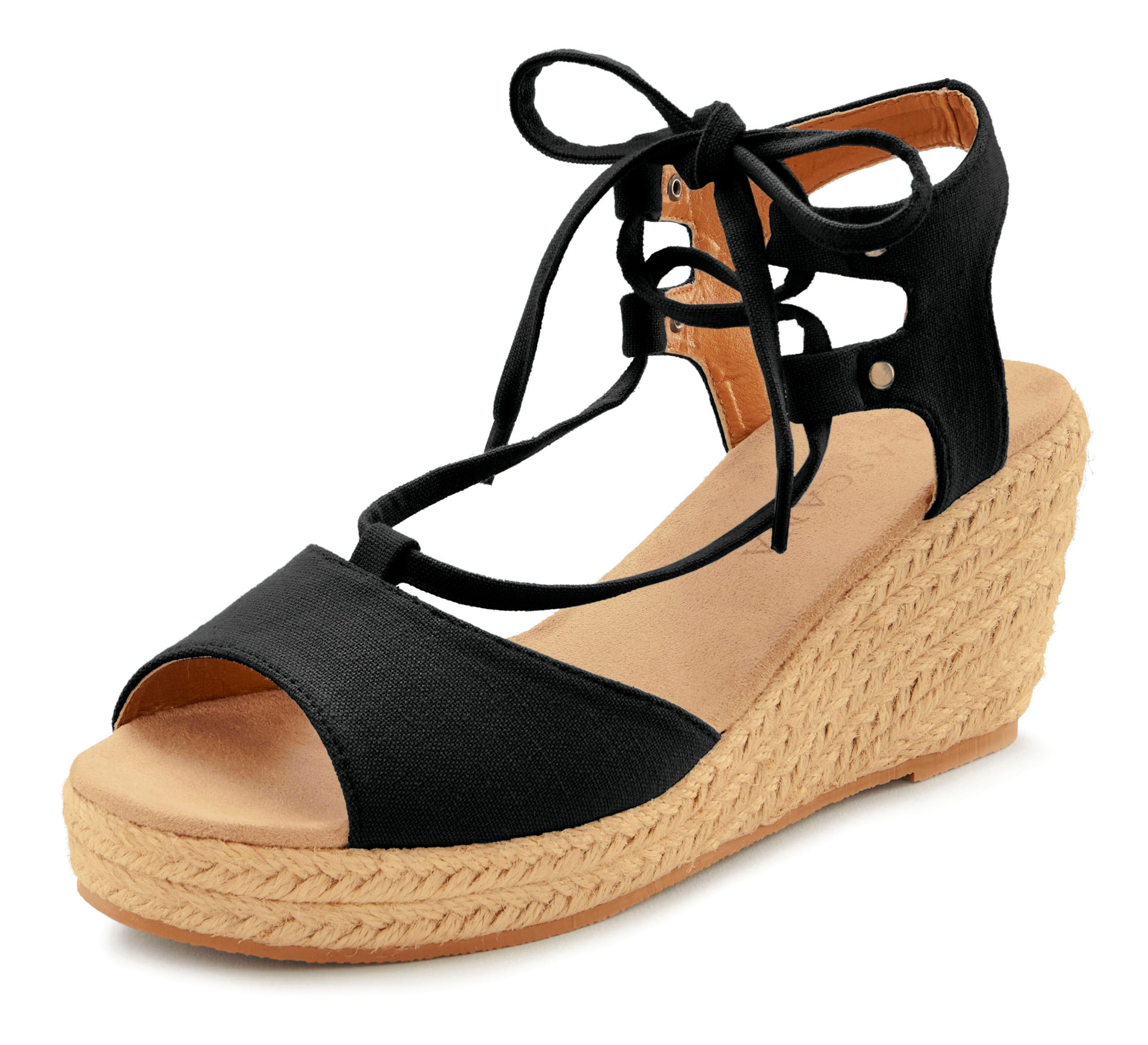 LASCANA Sommerschuh Keilsandalette Sandalette, Sandale mit günstig online kaufen