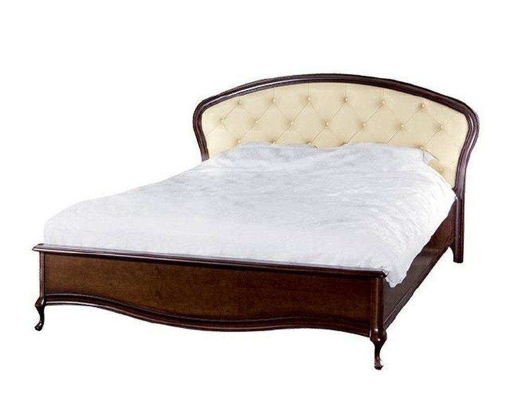 Xlmoebel Holzbett Ehebett Chippendale im Antik Stil mit detailreichen Verzierungen (1-tlg., Klassisches Bett Betten - Model V-O-N), Hergestellt in Europa