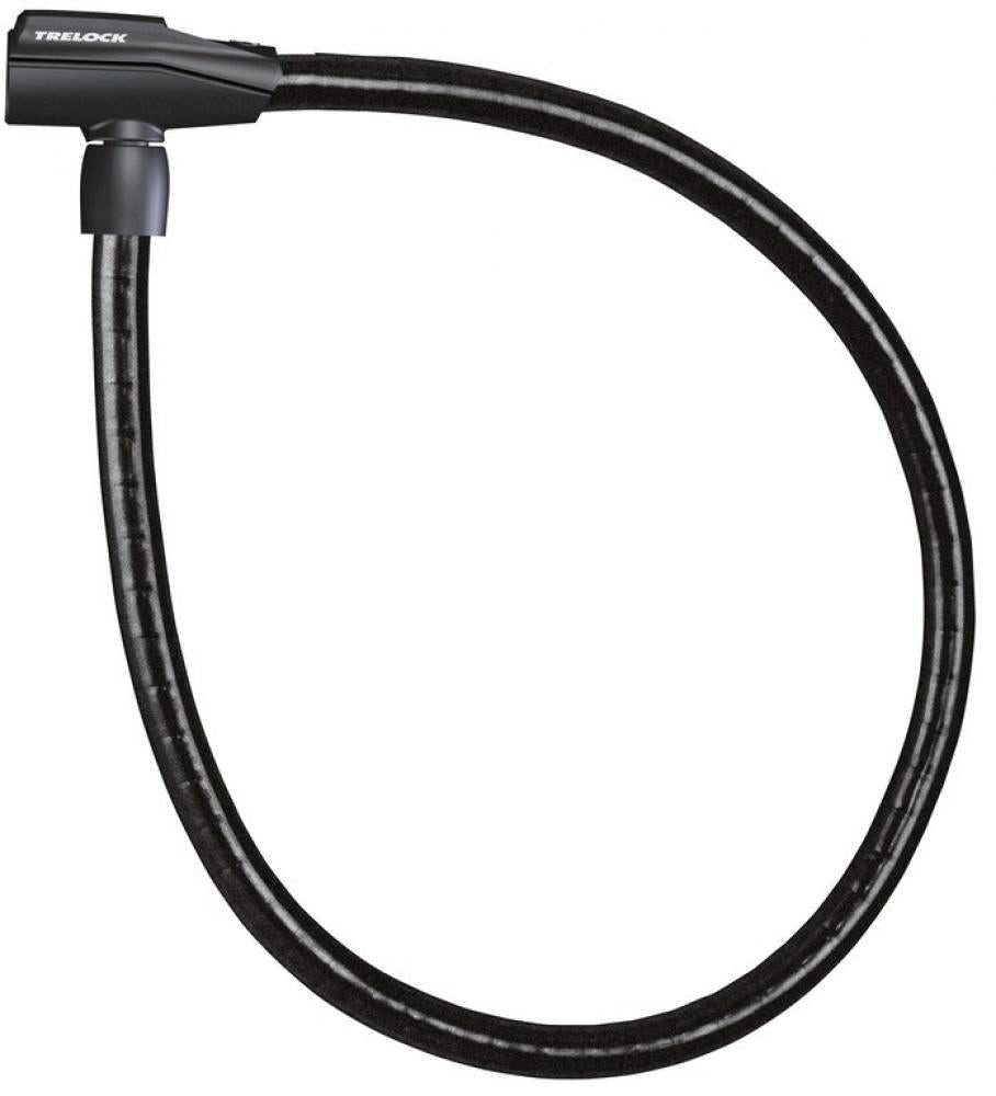 Trelock Rahmenschloss Trelock Panzerkabelschloss 100 cm D 15 mm PK 260/100/15 schwarz mit Ha