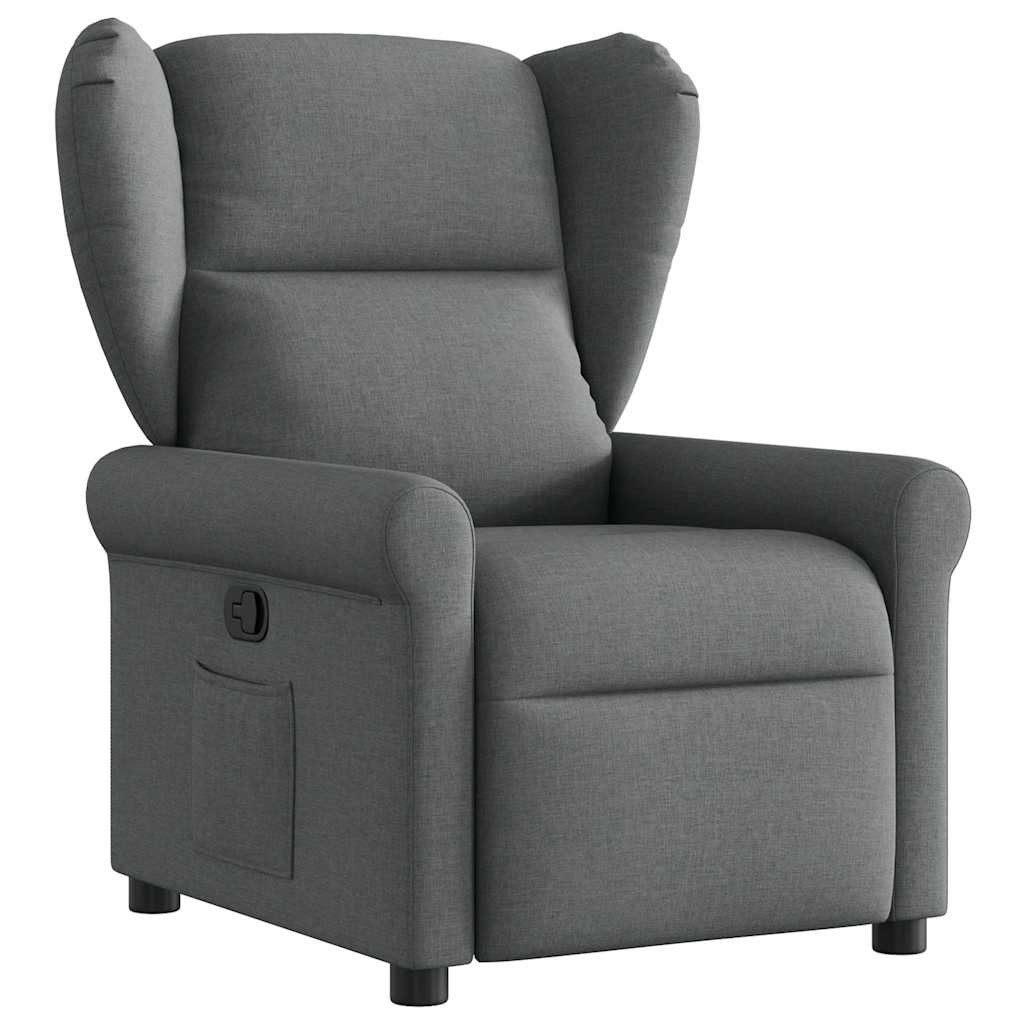 vidaXL Sessel Relaxsessel Dunkelgrau Stoff (1-St) günstig online kaufen