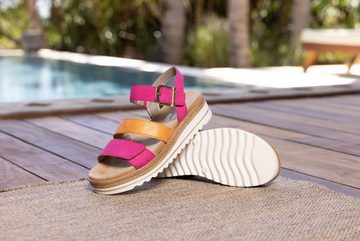 Remonte Sandalette, Sommerschuh, Sandale, Keilabsatz, mit praktischen Klettverschlüssen