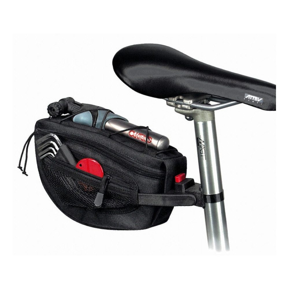 Satteltasche Satteltasche CONTOURA Fahrradtaschen schwarz
