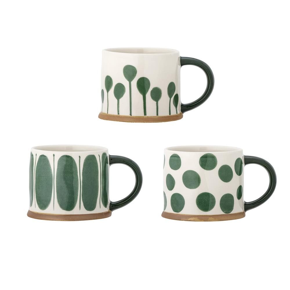 Bloomingville Becher Linora Becher 3er Set grün