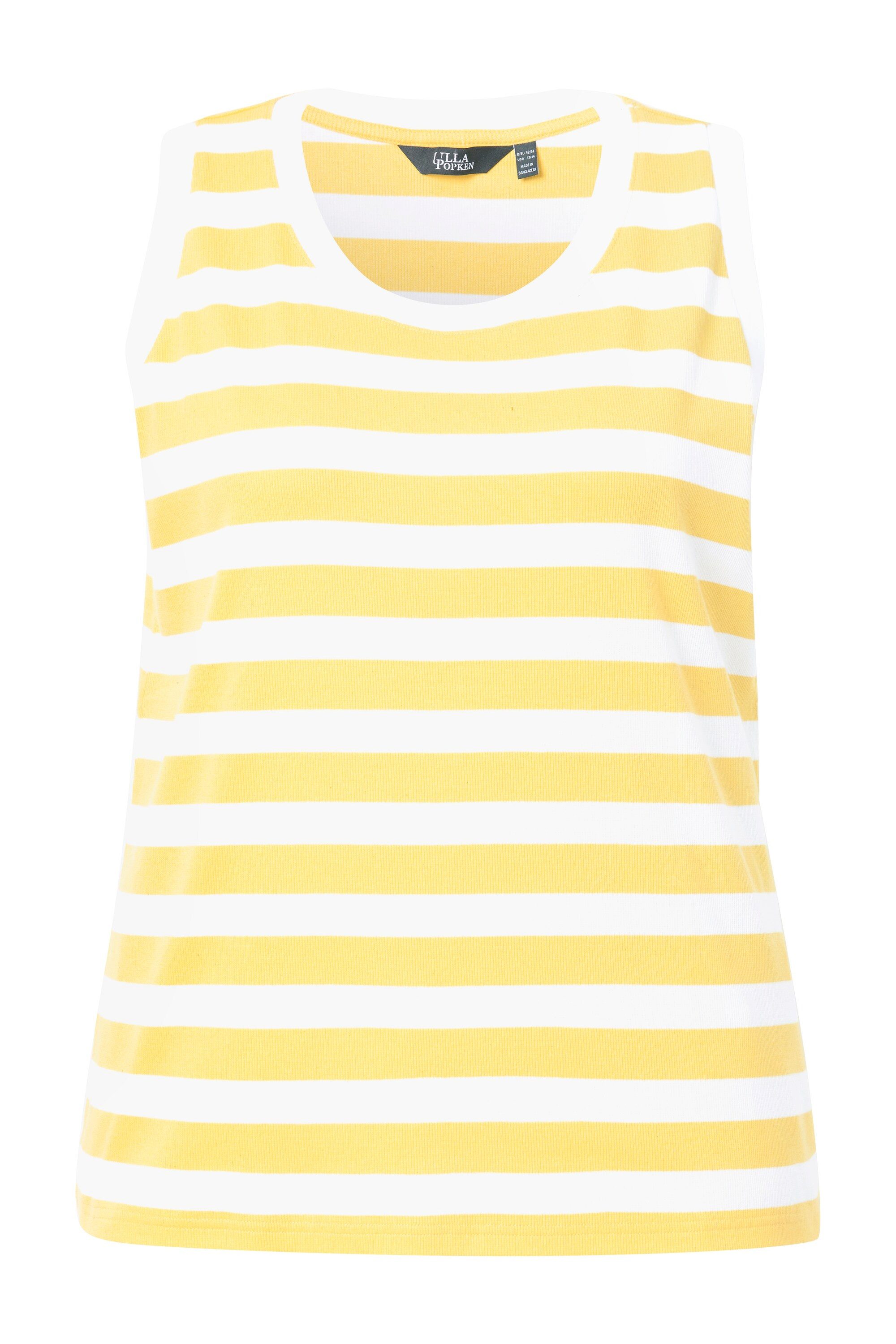 Ulla Popken Longtop Top Ringel Rippjersey günstig online kaufen