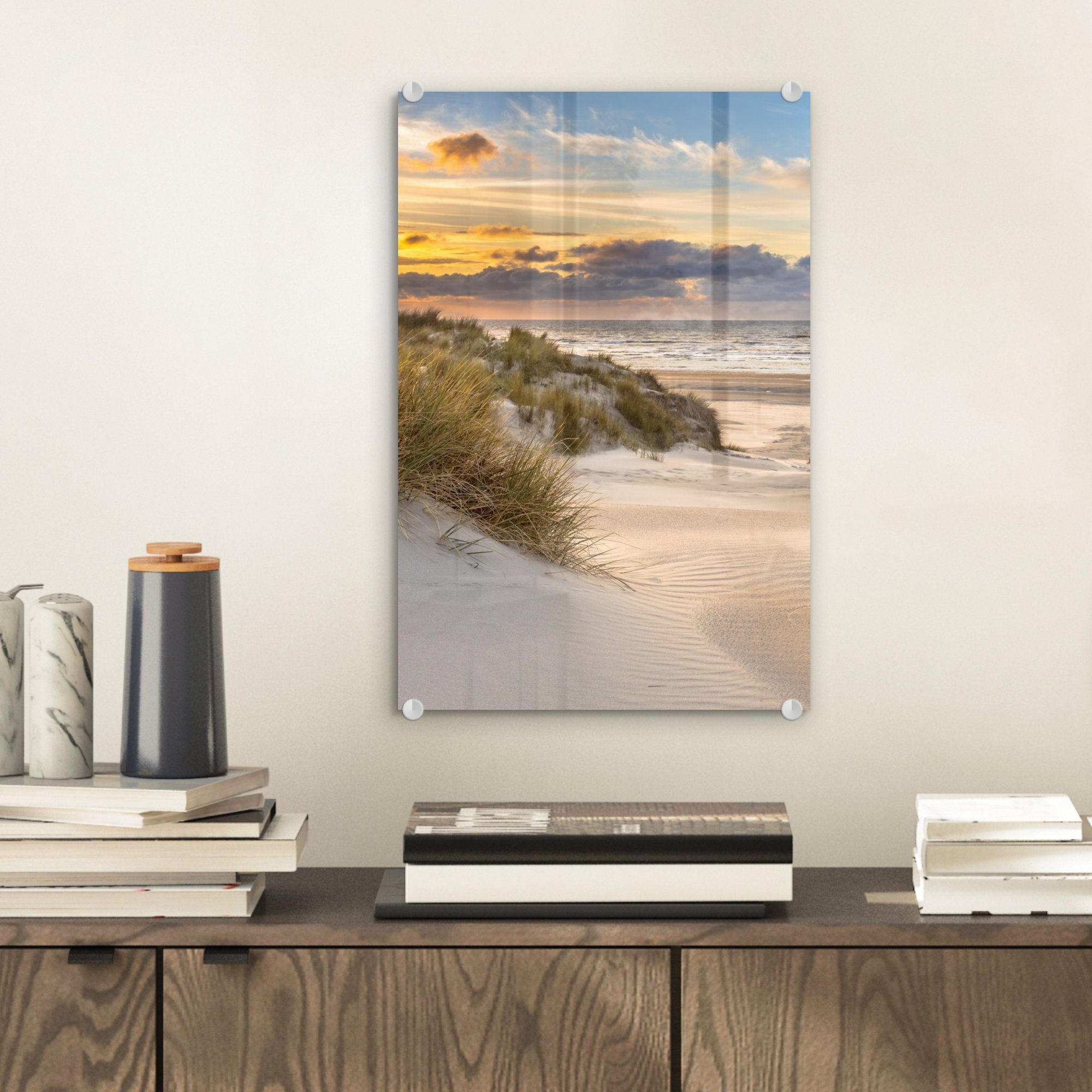 MuchoWow Acrylglasbild Strand - Düne - günstig online kaufen