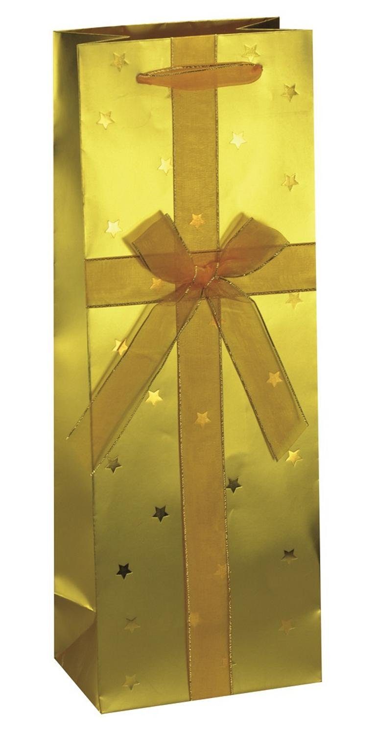 Aufbewahrungsbox 4 Flaschen Geschenktaschen "Weihnachten" / Geschenktüten / Maße: 36x12
