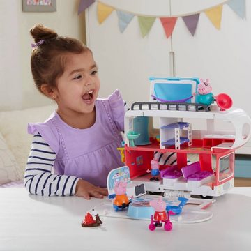 Hasbro Spielzeug-Auto Peppa Pig, Wohnmobil von Familie Wutz, mit Soundeffekten