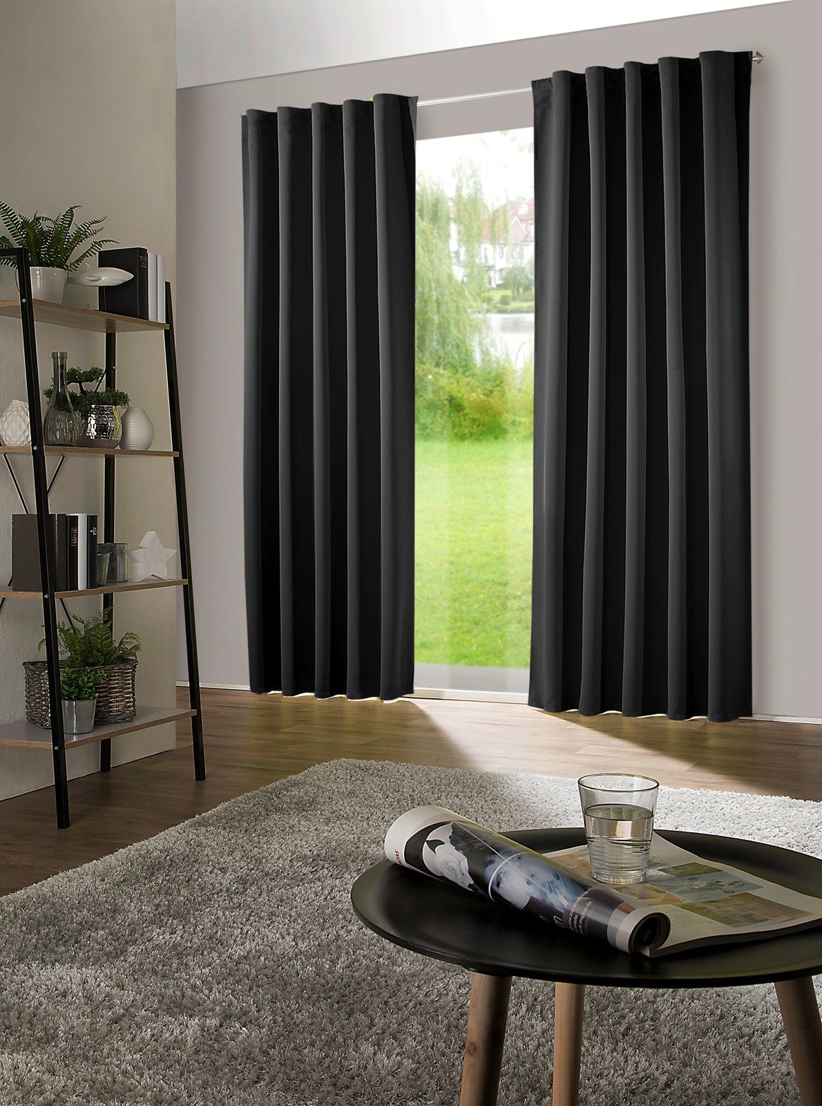heimtexland Verdunkelungsvorhang XL Thermo Ösenschal Verdunklungsgardine Ra günstig online kaufen