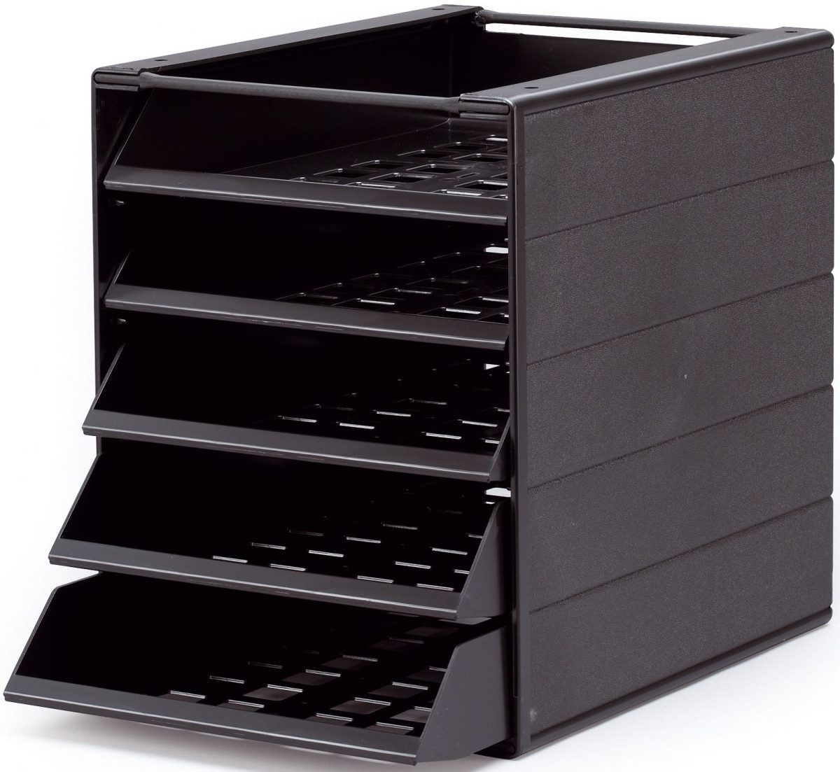 DURABLE Organizer Schubladenbox Idealbox Basic 5 5 Fächer grau