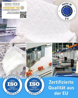 4-Jahreszeitenbett, Nachhaltige Ganzjahresdecke VERDA, Third of Life, Füllung: Kunstfaser, Bezug: Superweiche Kunstfaser mit Peachskin-Veredelung, Steppdecke aus 100% recyceltem Material, Für Allergiker geeignet