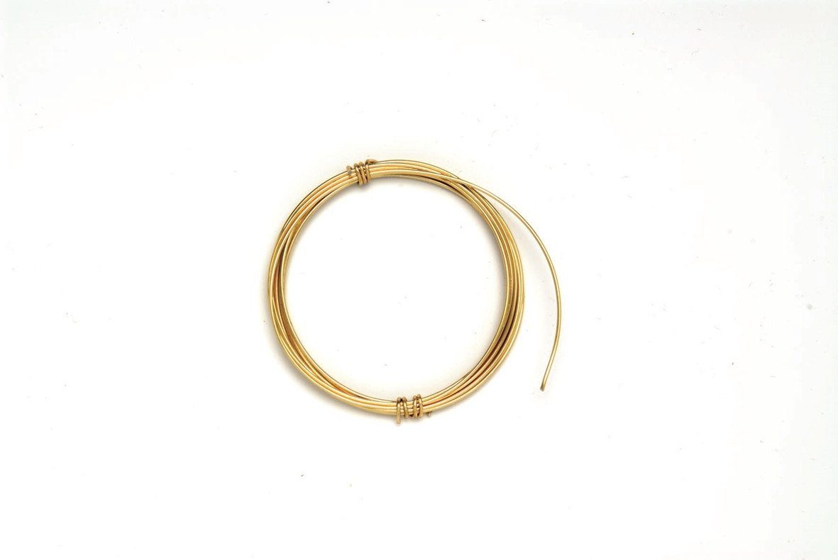 Glorex Draht Glorex Deko Aludraht goldfarben 1 mm, 2 m