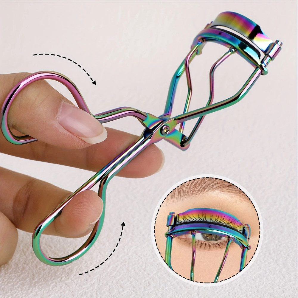 Uranian Beauty Wimpernzange – Rutschfester Silikongriff, Mini-Größe | Mit Abnehmbaren Silikonpads