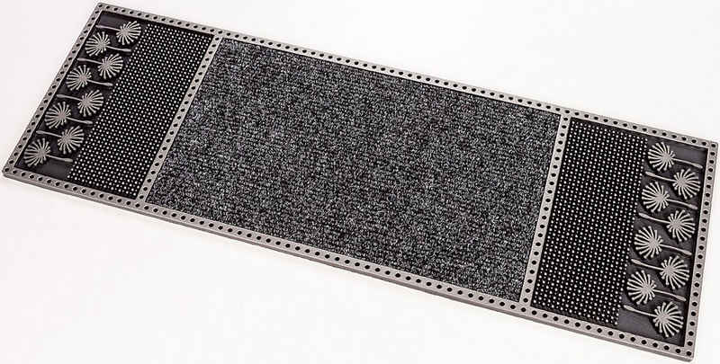 Fußmatte CC Clean Dandeli, Home2Fashion, rechteckig, Höhe: 8 mm, Schmutzfangmatte, robust & strapazierfähig, In- und Outdoor geeignet