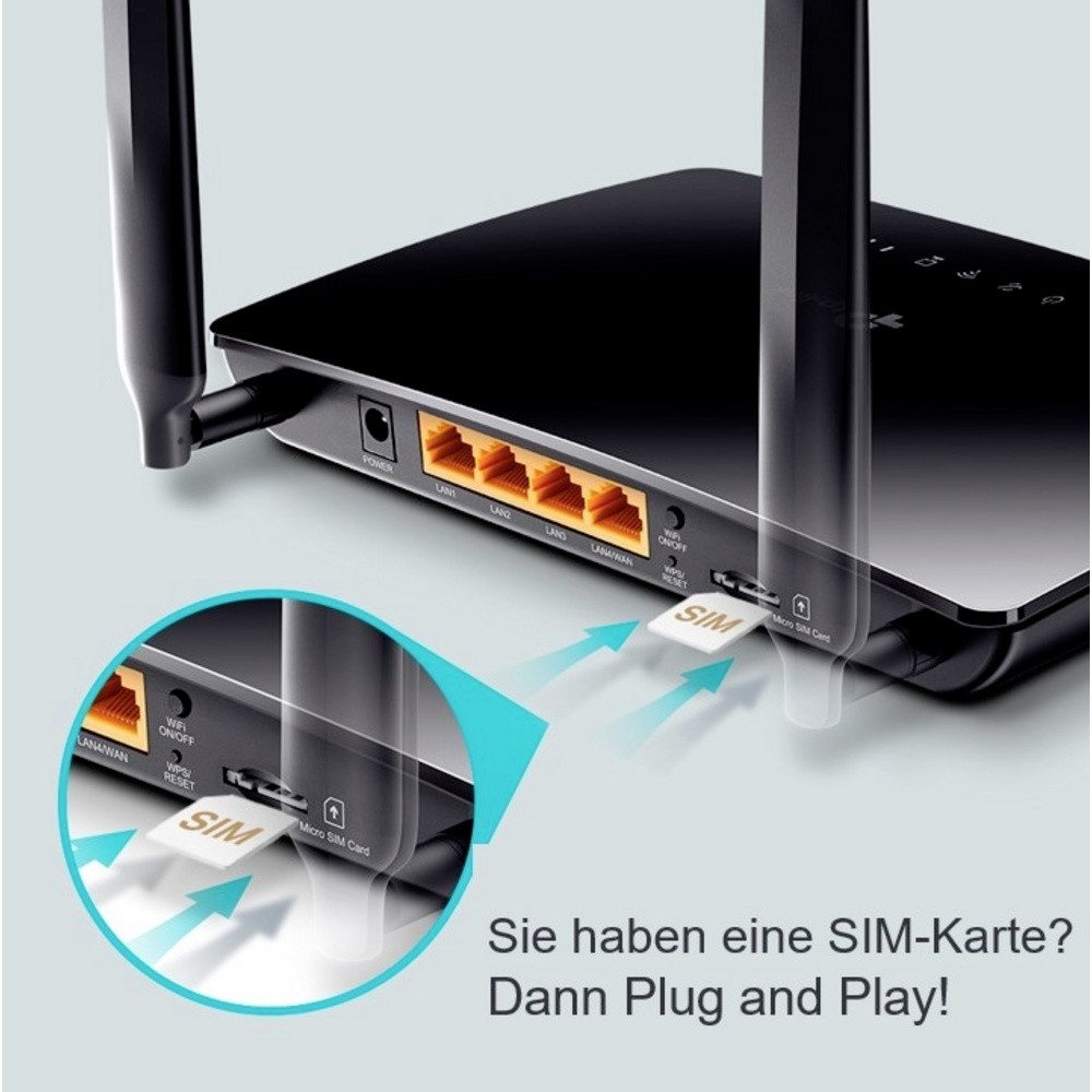 tp-link TP-LINK TL-MR6400 WLAN Router 2.4 GHz 300 MBit/s WLAN-Router