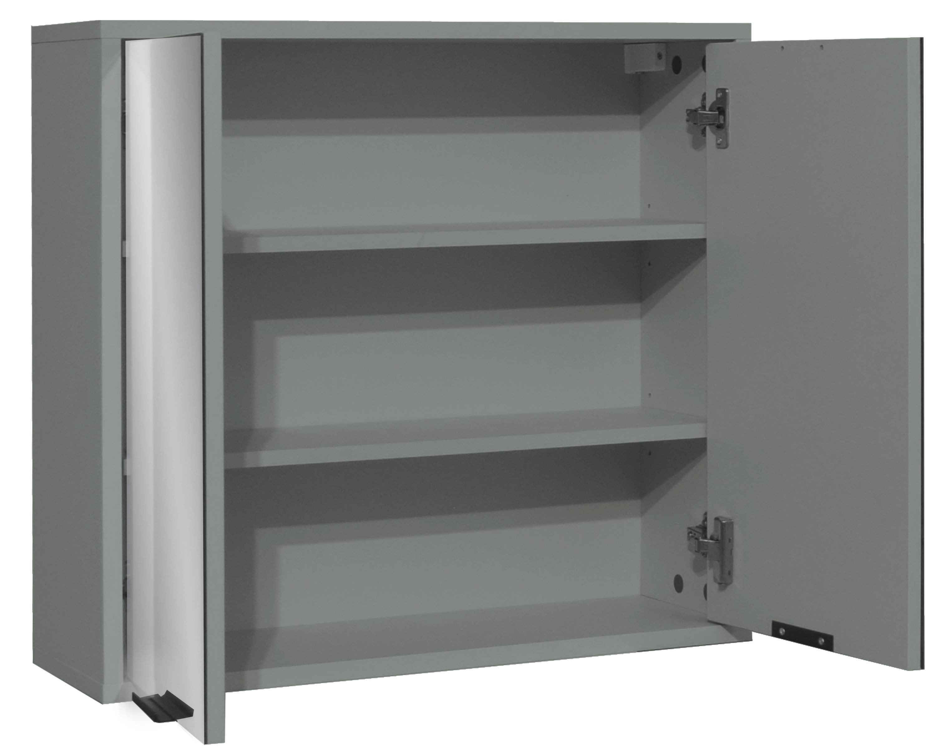 FURNARO Spiegelschrank in pine green matt lack NB B/H/T: 71x65x22 cm