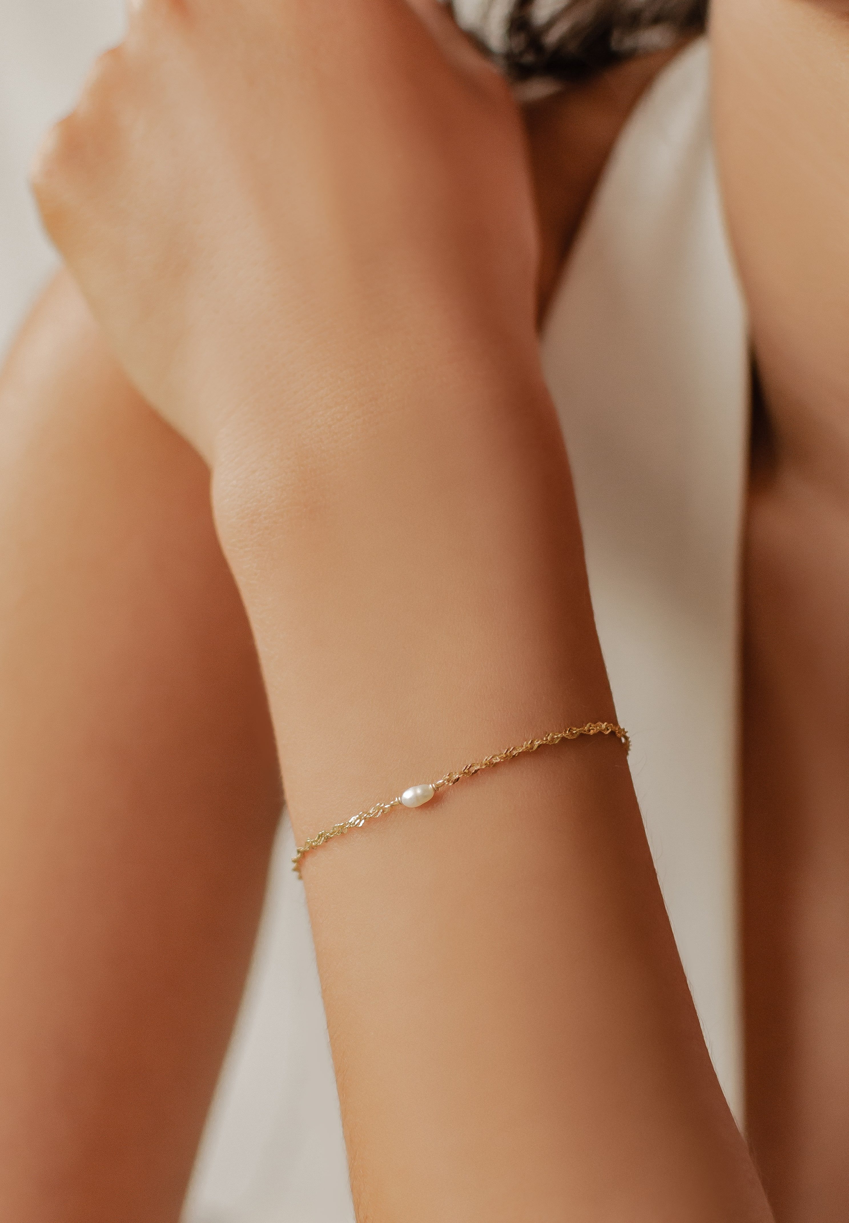 Hey Happiness Perlenarmband Damen Silber 925, günstig online kaufen