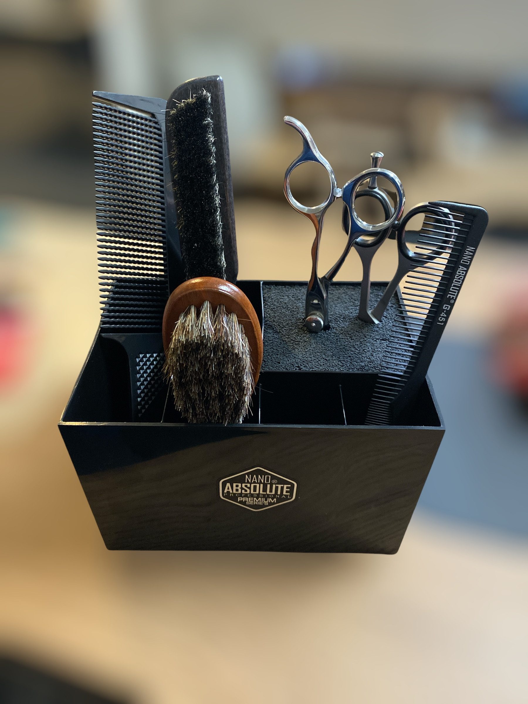 Nano Absolute Scheren-Set Scherenständer Friseur Werkzeugständer Scherenhalter, (1-tlg)