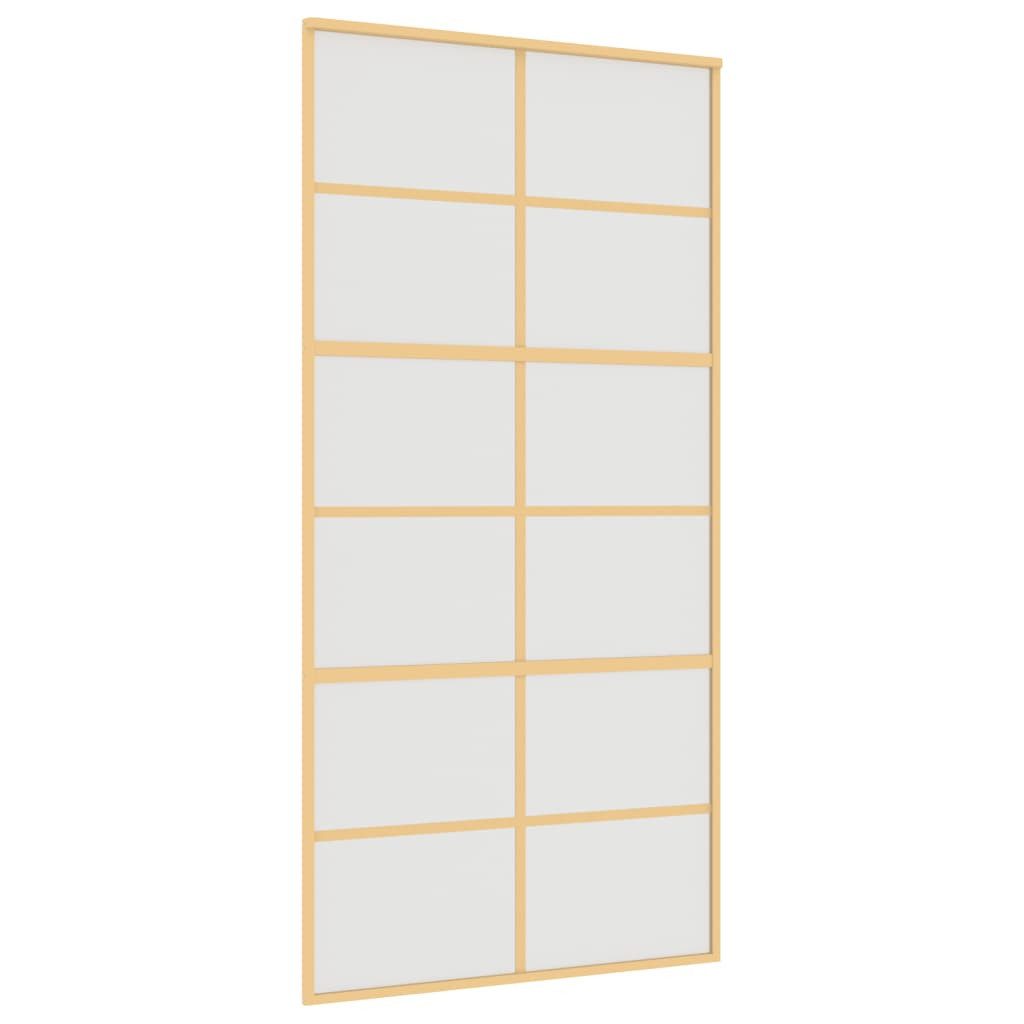 vidaXL Haustür Schiebetür Golden 102,5x205 cm günstig online kaufen