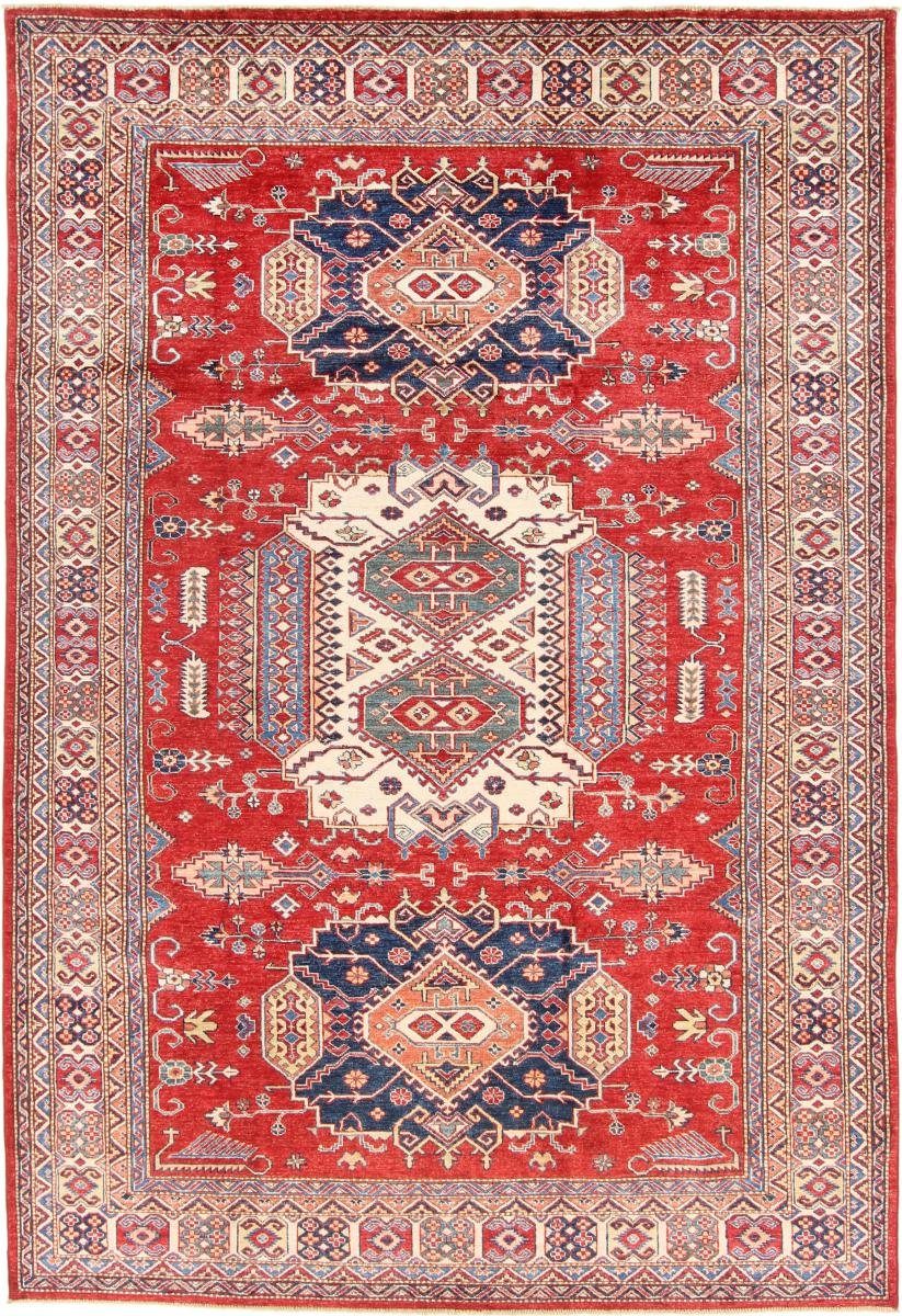 Orientteppich Super Kazak 199x295 Handgeknüpfter Orientteppich, Nain Trading, rechteckig, Höhe: 5 mm