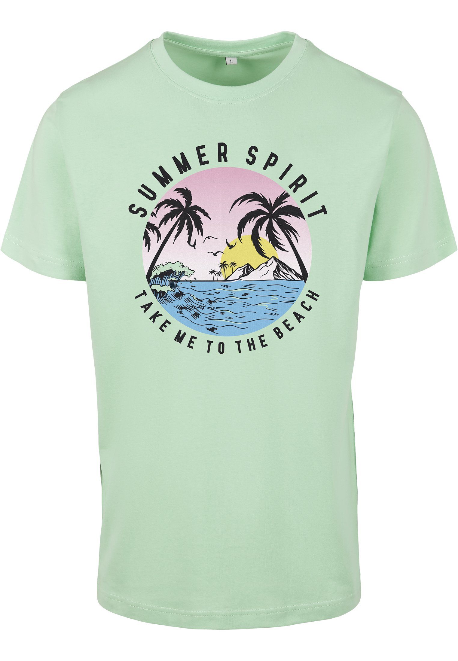 MisterTee Kurzarmshirt Damen Tee Summer (1-tlg) Ladies Spirit