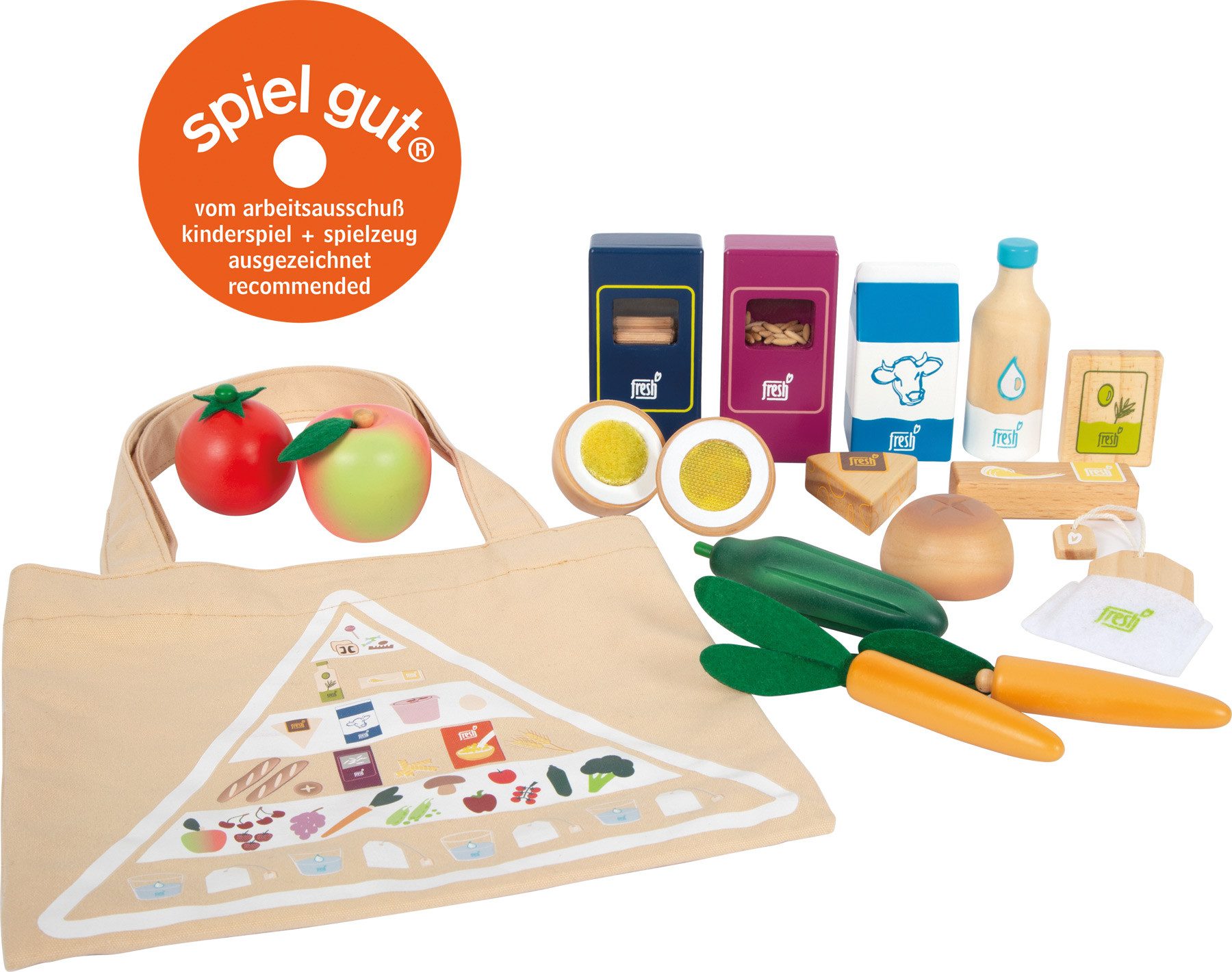 Small Foot Kaufladensortiment Lebensmittel-Set vegetarisch „fresh“