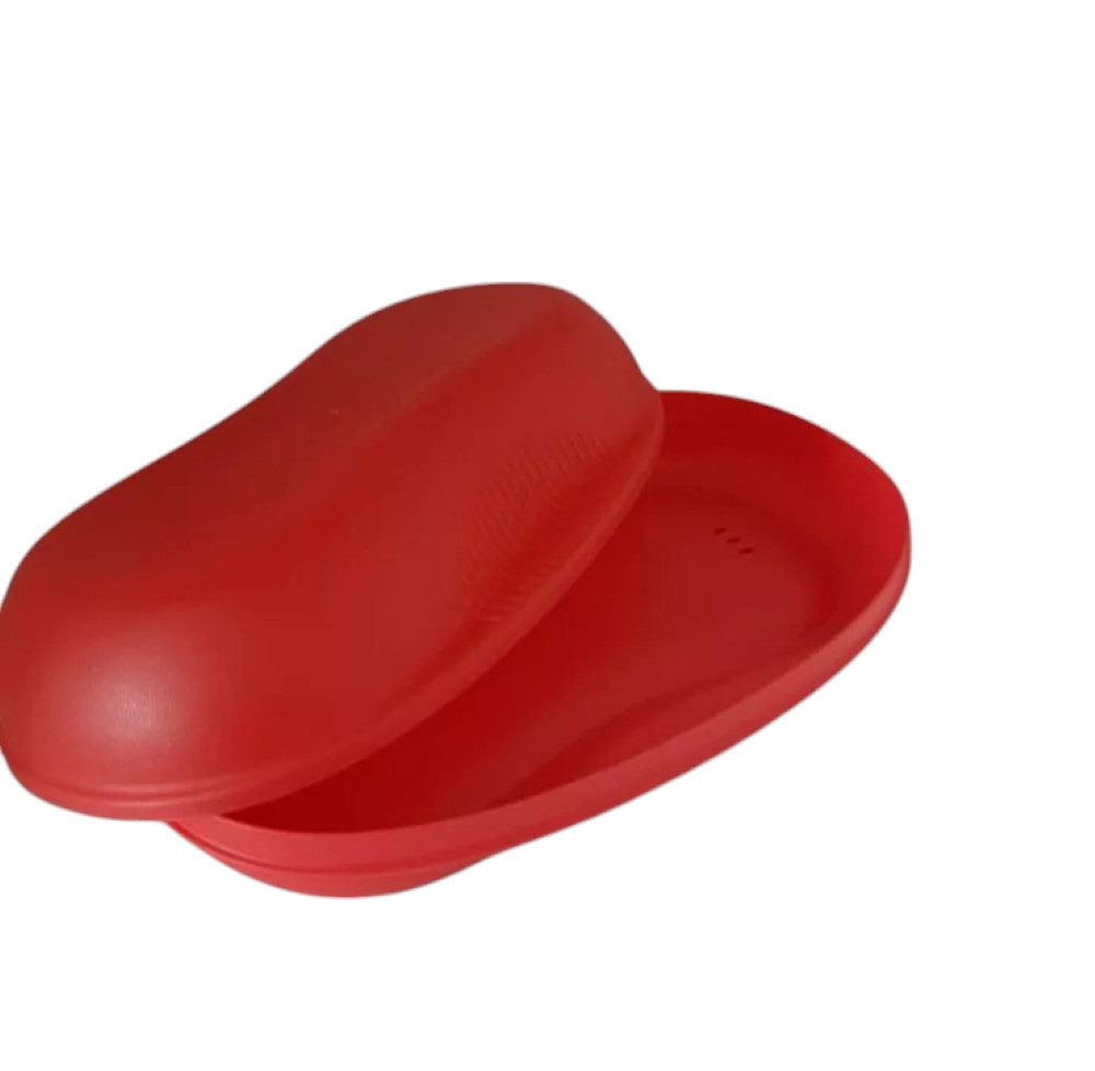 TUPPERWARE Servierschale Tupperware Mikro-Meister Omlett Maker rot
