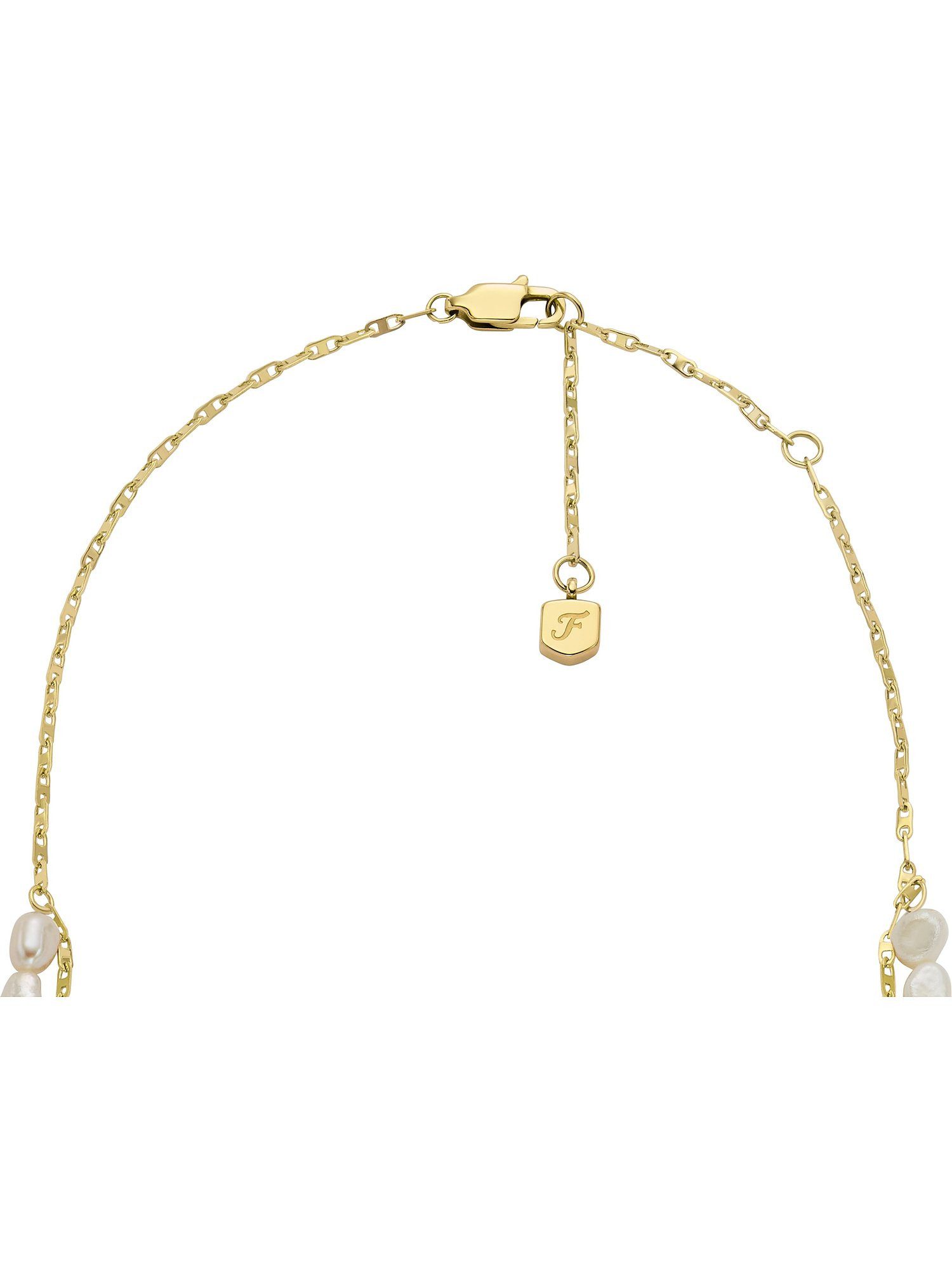 Fossil Collier Fossil Damen-Kette Edelst...