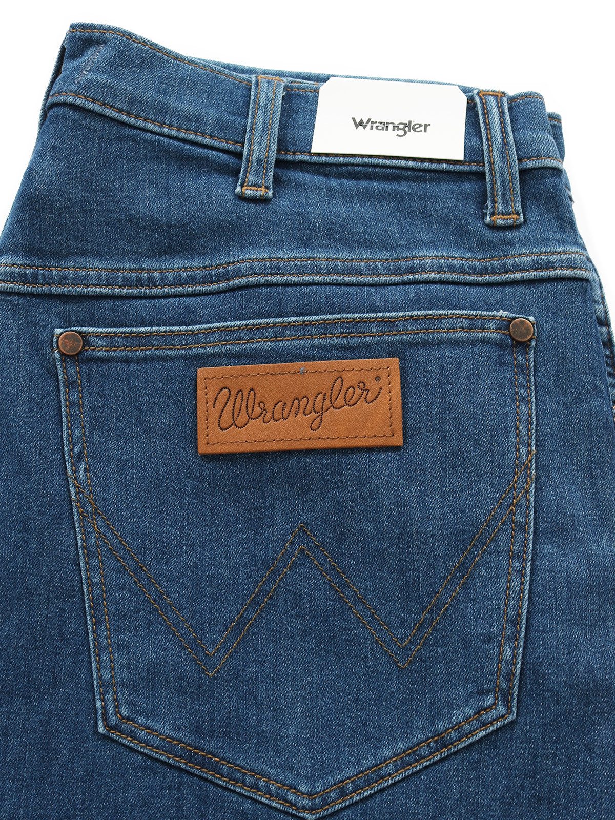 Wrangler Tapered-fit-Jeans Regular Fit - Leicht & Supersoft - River Coldwater