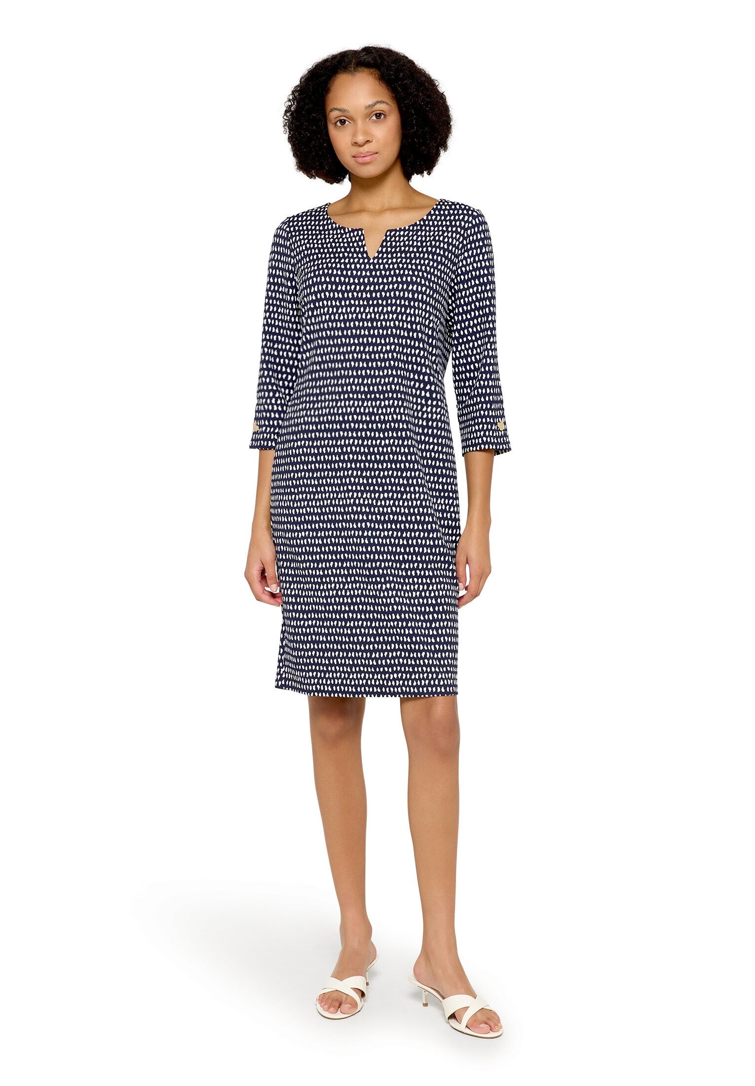 Cartoon Druckkleid Damen mit Muster