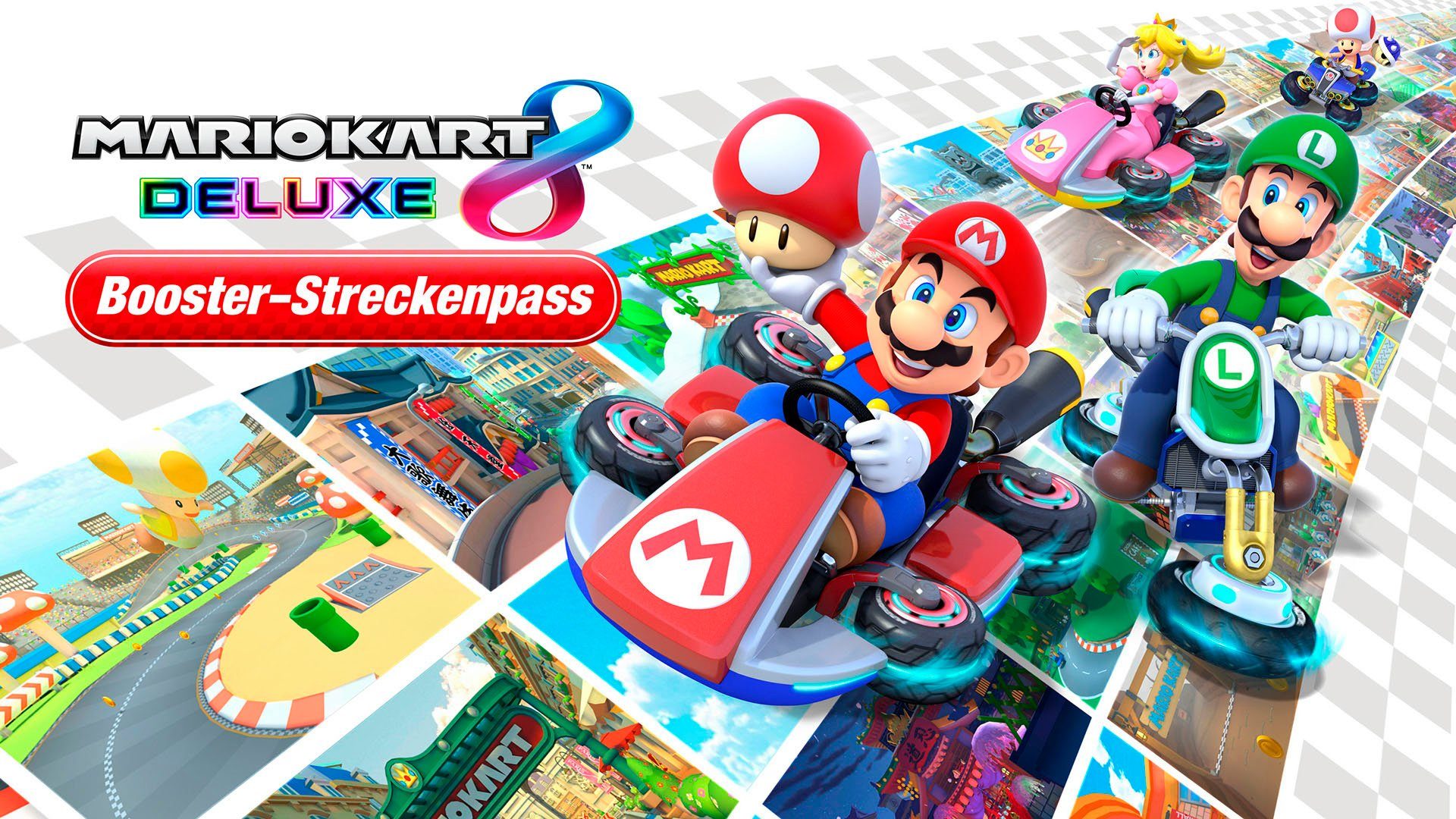 8 Mario Switch, Deluxe inkl. Nintendo Kart Booster-Streckenpass