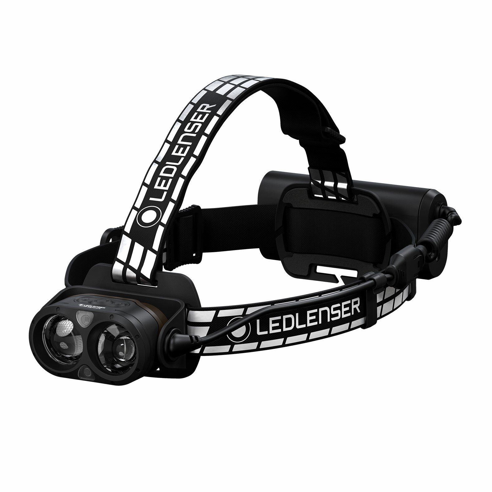 Ledlenser LED Stirnlampe H19R Signature Schwarz, 4000 lm, 330m Leuchtweite, 374g, 20h Laufzeit, IP68, wiederaufladbar