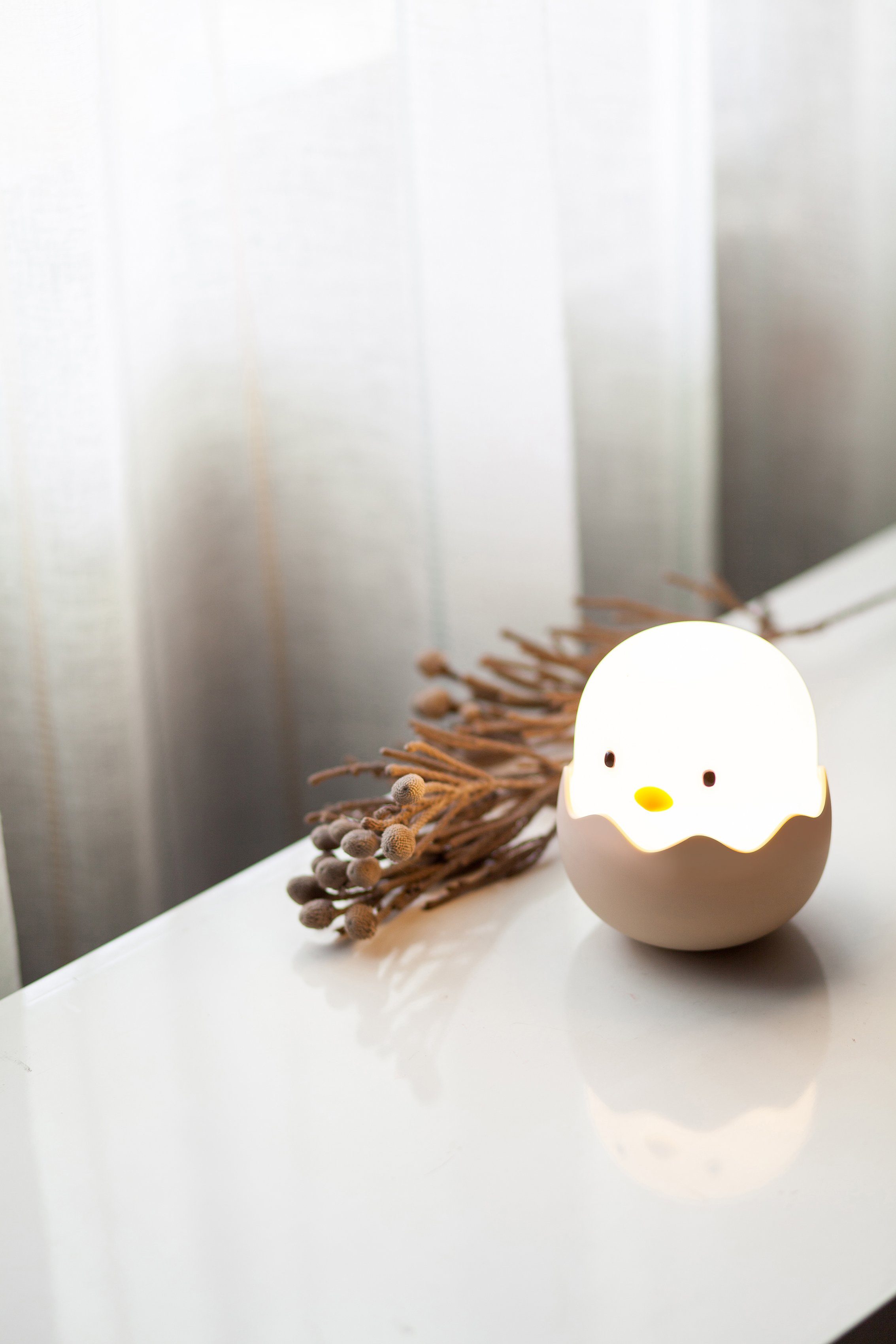 niermann LED Nachtlicht Eggy Egg Nachtlicht integriert, Egg, Eggy fest LED