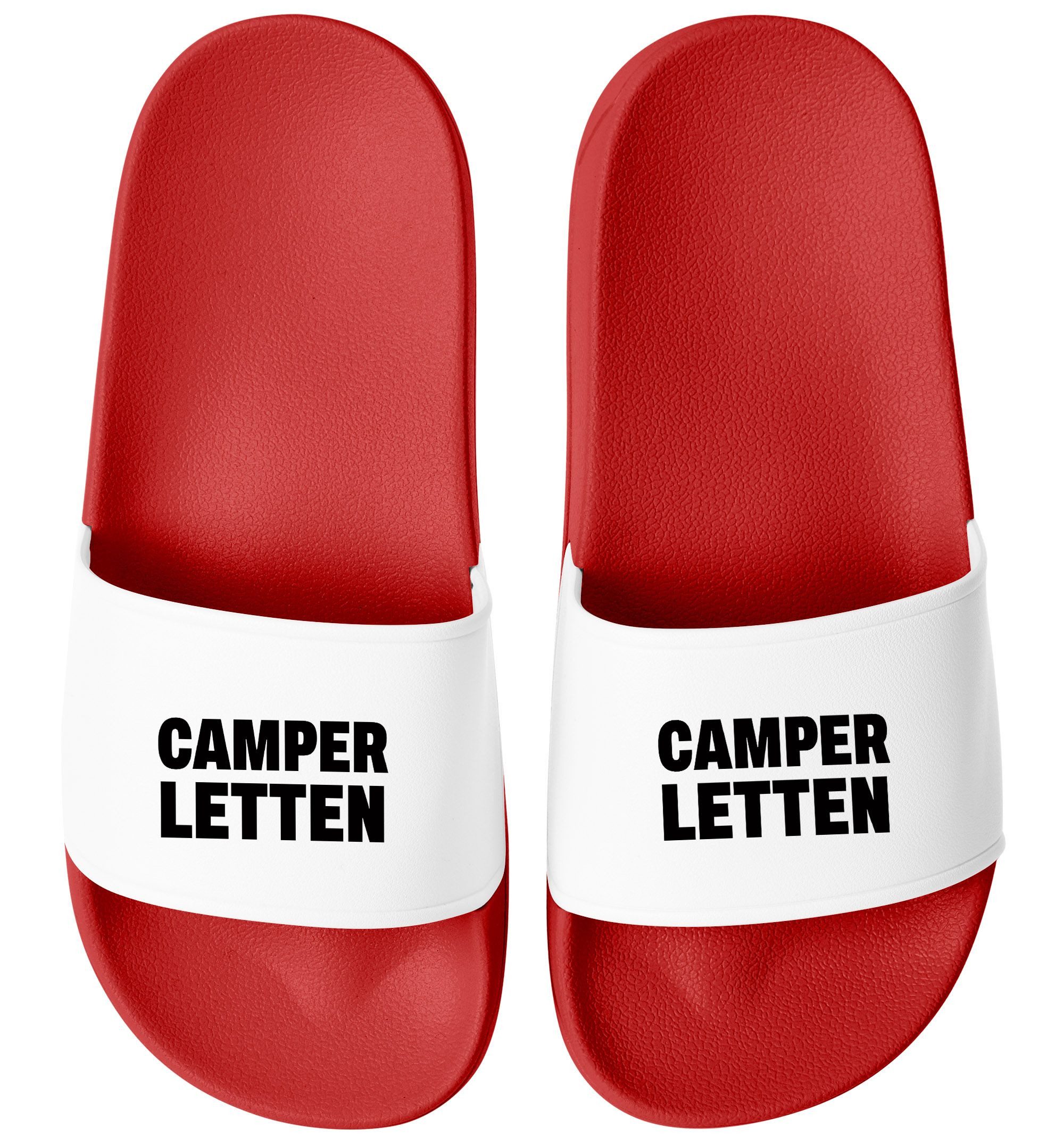 Badeschlappen Camperletten Camping Gadget Urlaub Badelatschen Unisex Badesandale