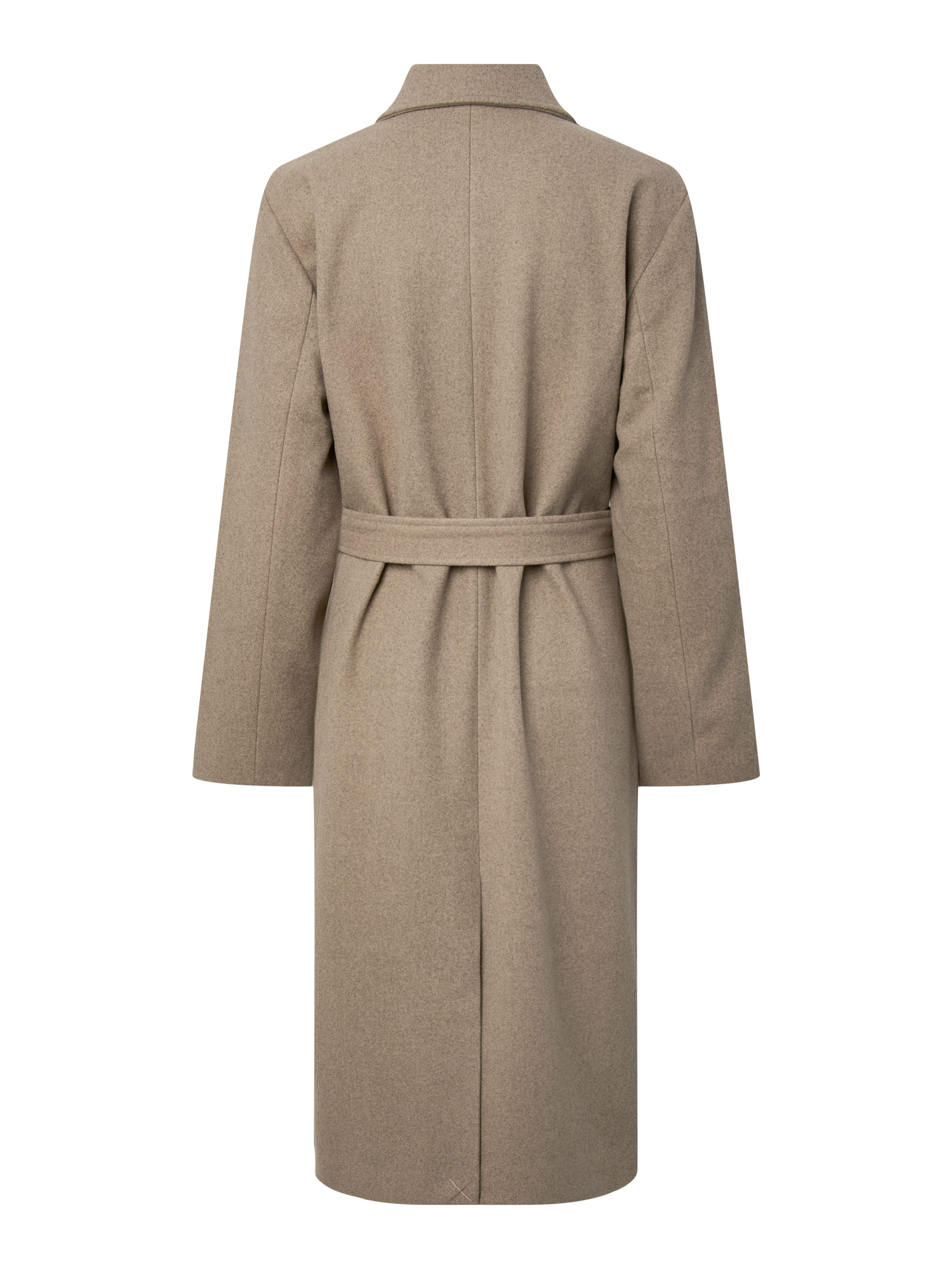 pieces Langmantel PCAYA LONG COAT NOOS BC Kunstfaser