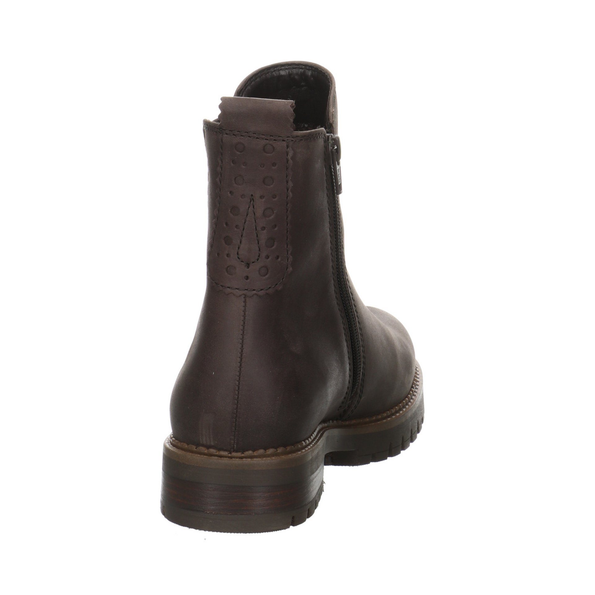 Gabor Damen Leder-/Textilkombination (espresso) Stiefel Braun Schuhe Stiefel Chelsea-Boots
