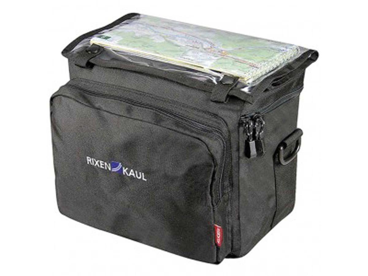 KlickFix Gepäckträgertasche Lenker-Tasche KLICKfix Daypack Box schwarz, 26x22x16cm, ohne Lenkerada