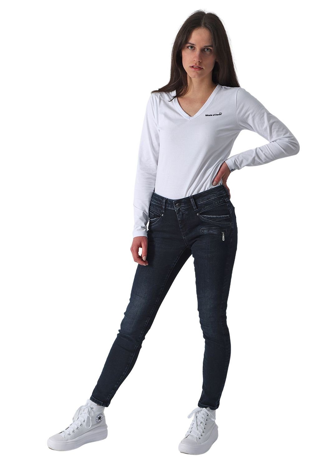 Miracle of Denim Skinny-fit-Jeans SUZY mit Stretch
