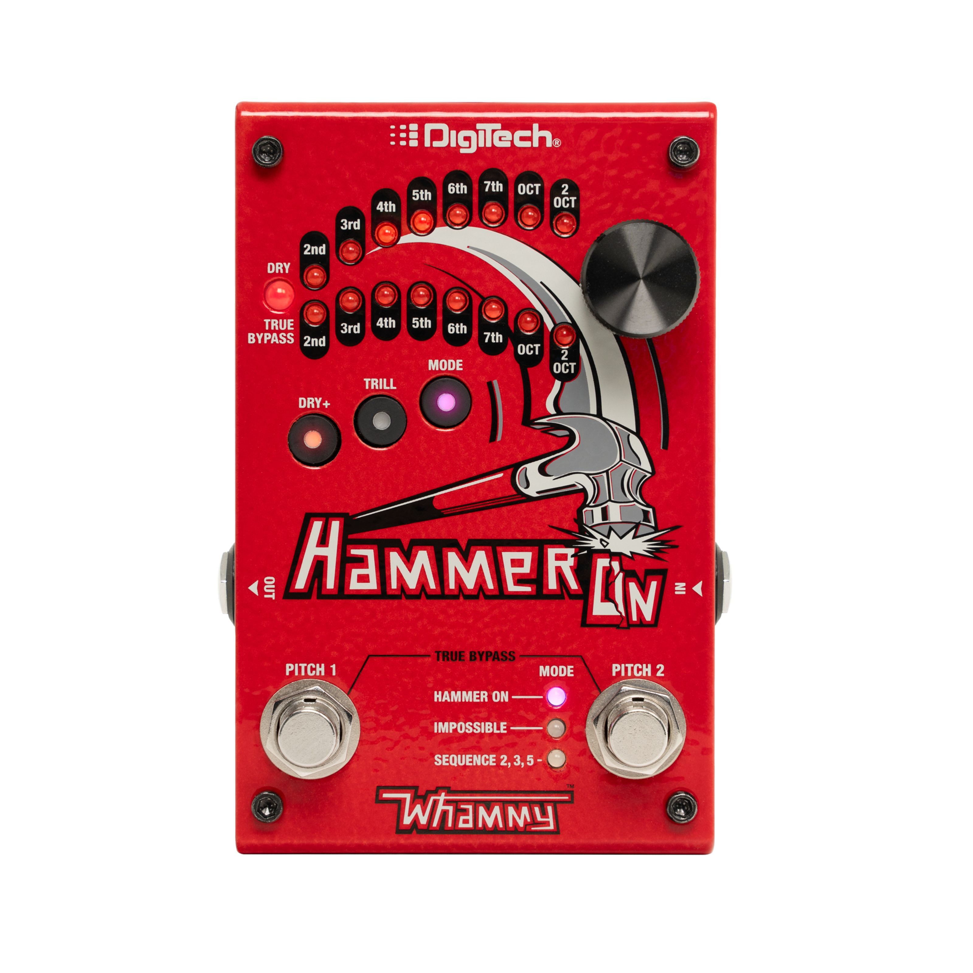 DigiTech Musikinstrumentenpedal, (Effekte, Sonstige Effekte), Whammy HammerOn - Effektgerät für Gitarren