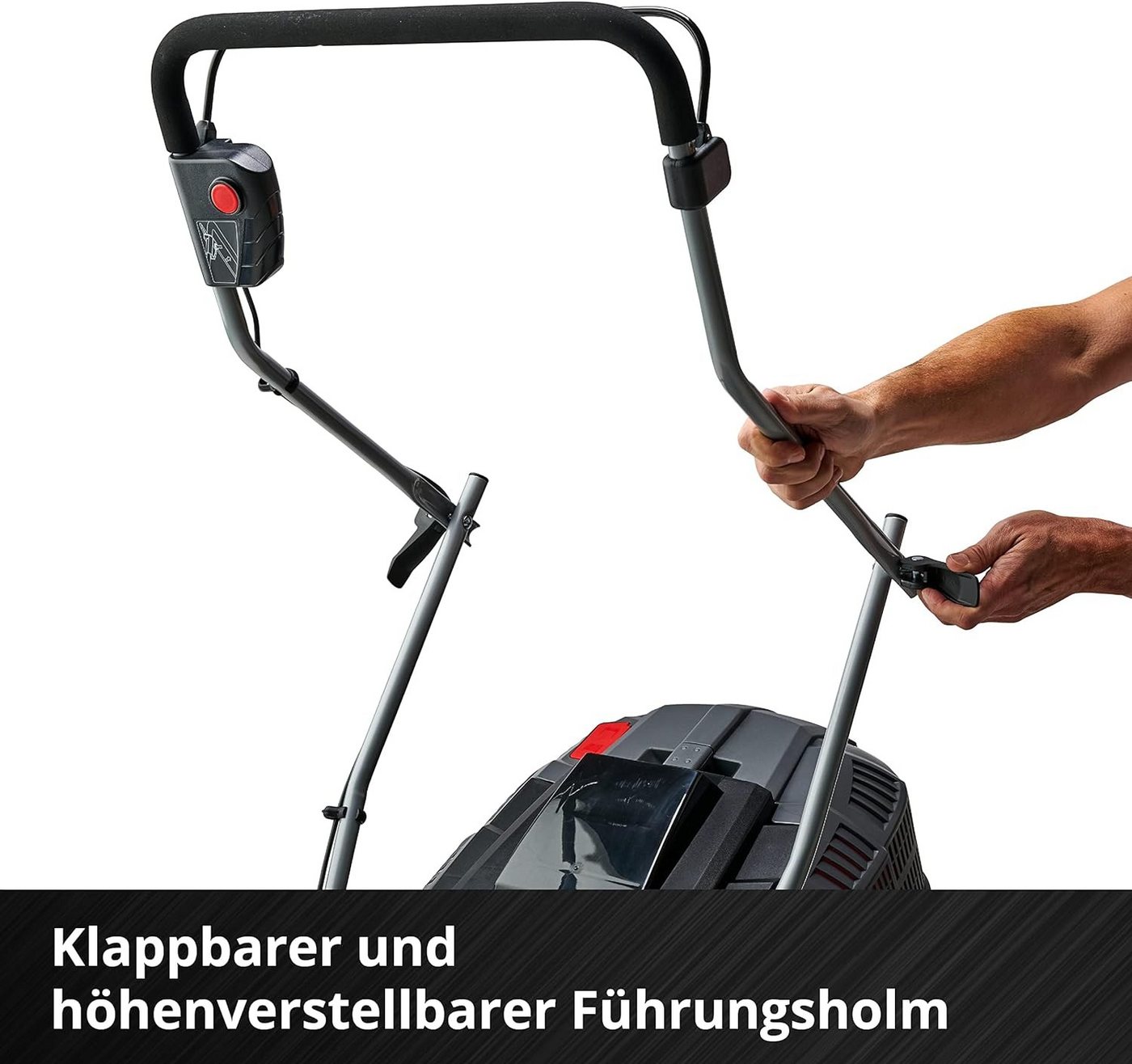 Thumbnail - Einhell Akkurasenmäher Rasenmäher GE-CM 43 Li M Kit 36V, 43 cm 2 x 4,0 Ah Akku +2 x Ladegerät