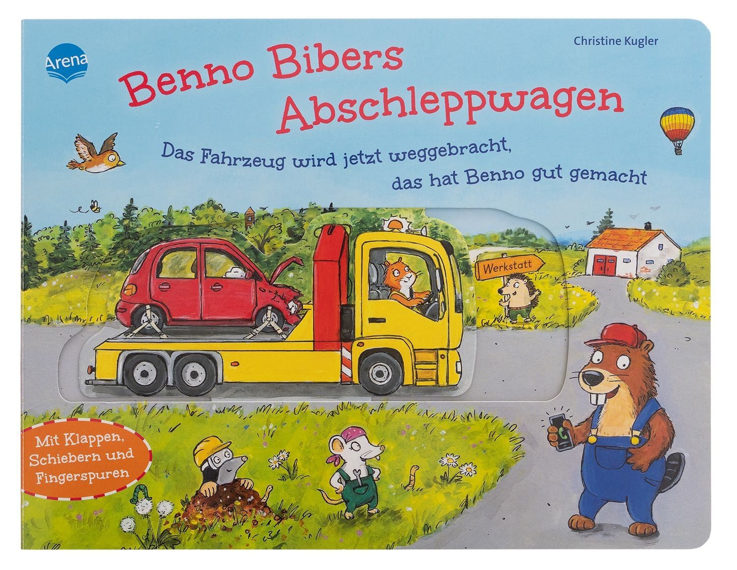 Benno Bibers Abschleppwagen. Das Fahrzeug wird jetzt weggebracht, das / Christine Kugler